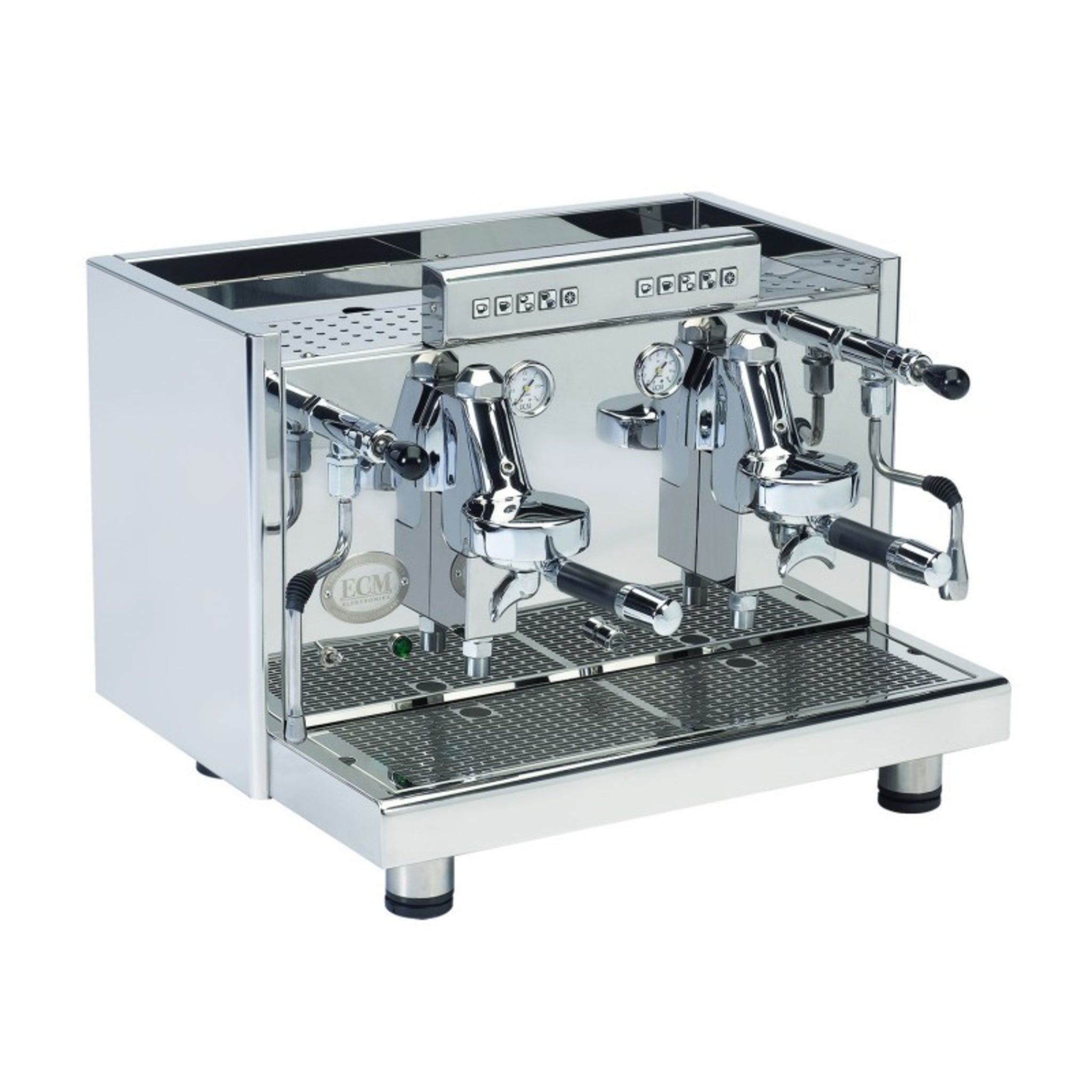 Ecm Elektronika Profi Due 2 Group Stainless Steel Brand New Espresso Coffee Machine