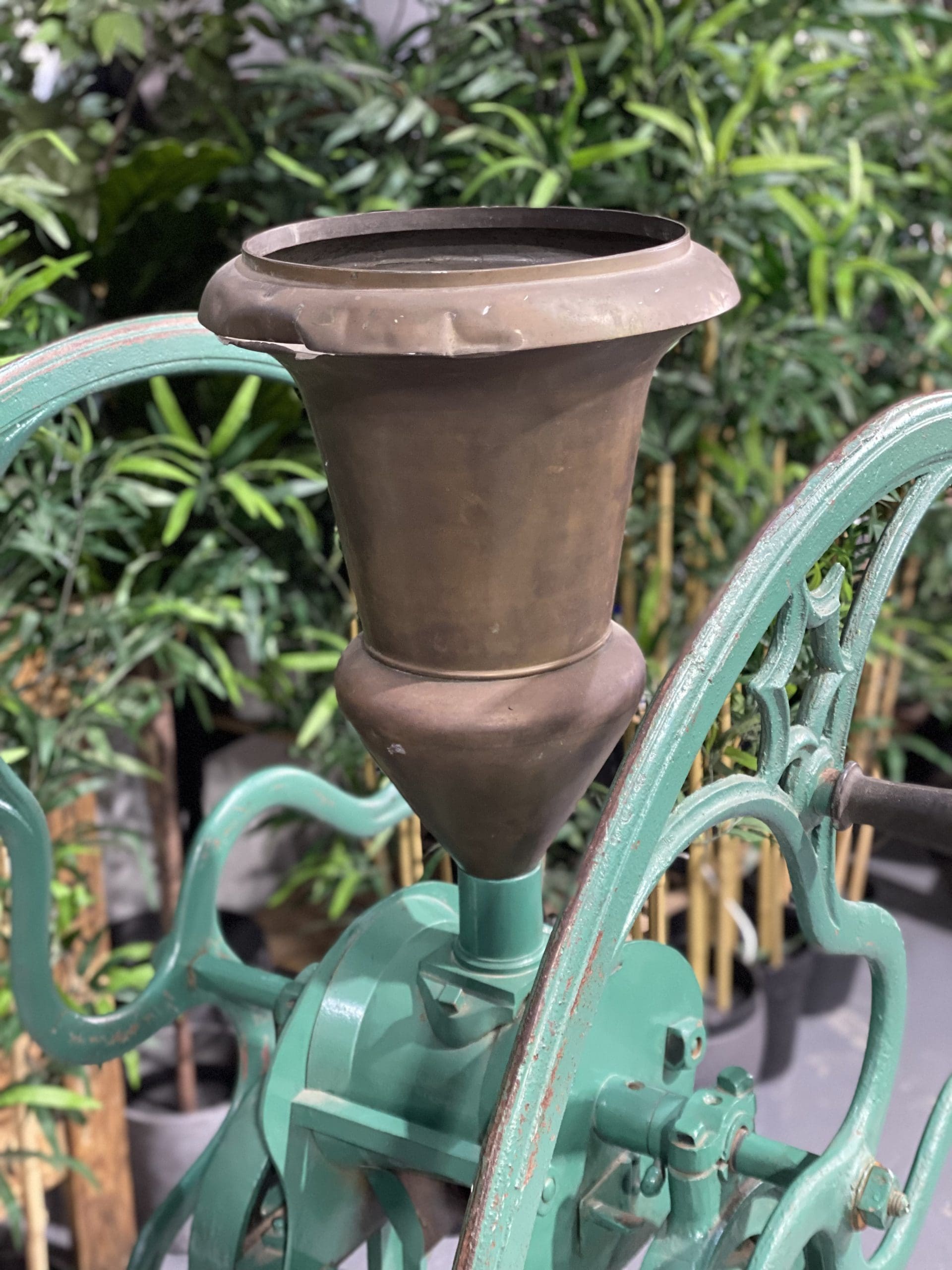 1850’s EM Pourhouse Wolverhampton Cast Iron Hand Coffee Grinder