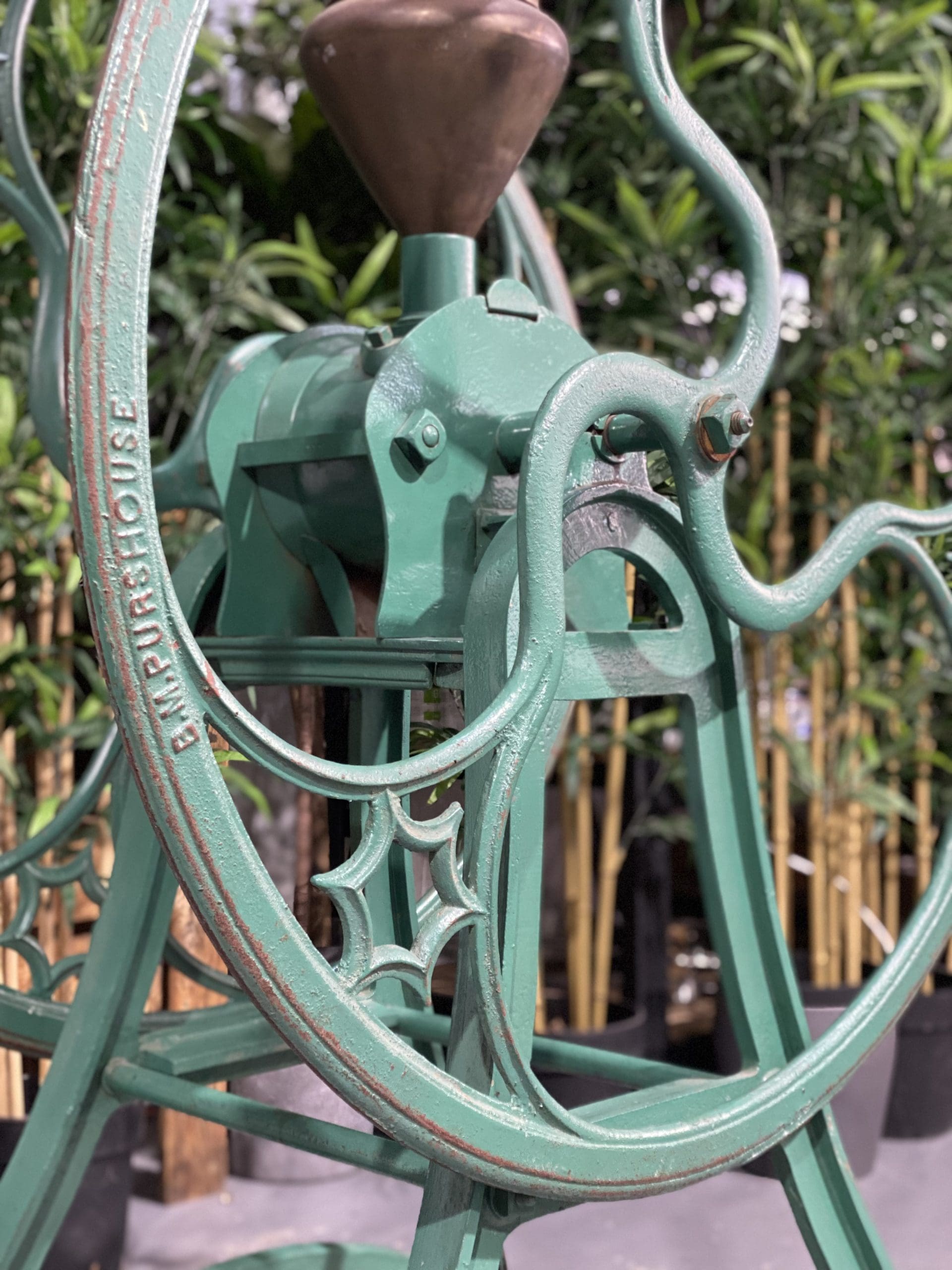 1850’s EM Pourhouse Wolverhampton Cast Iron Hand Coffee Grinder