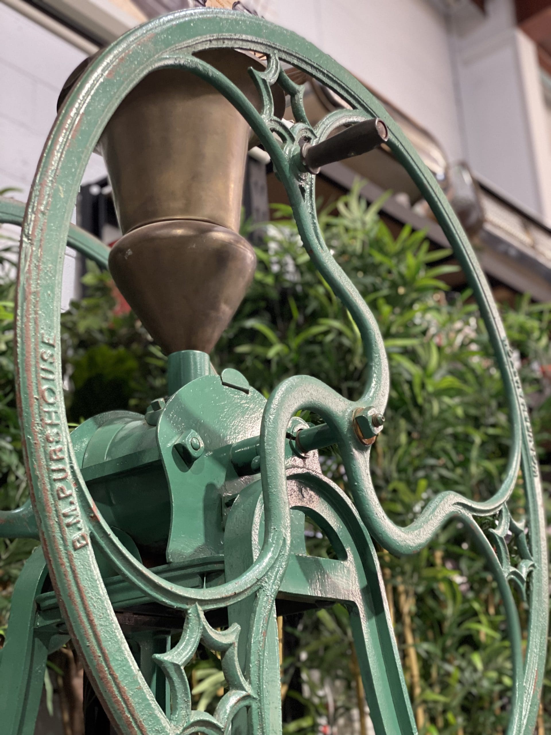 1850’s EM Pourhouse Wolverhampton Cast Iron Hand Coffee Grinder