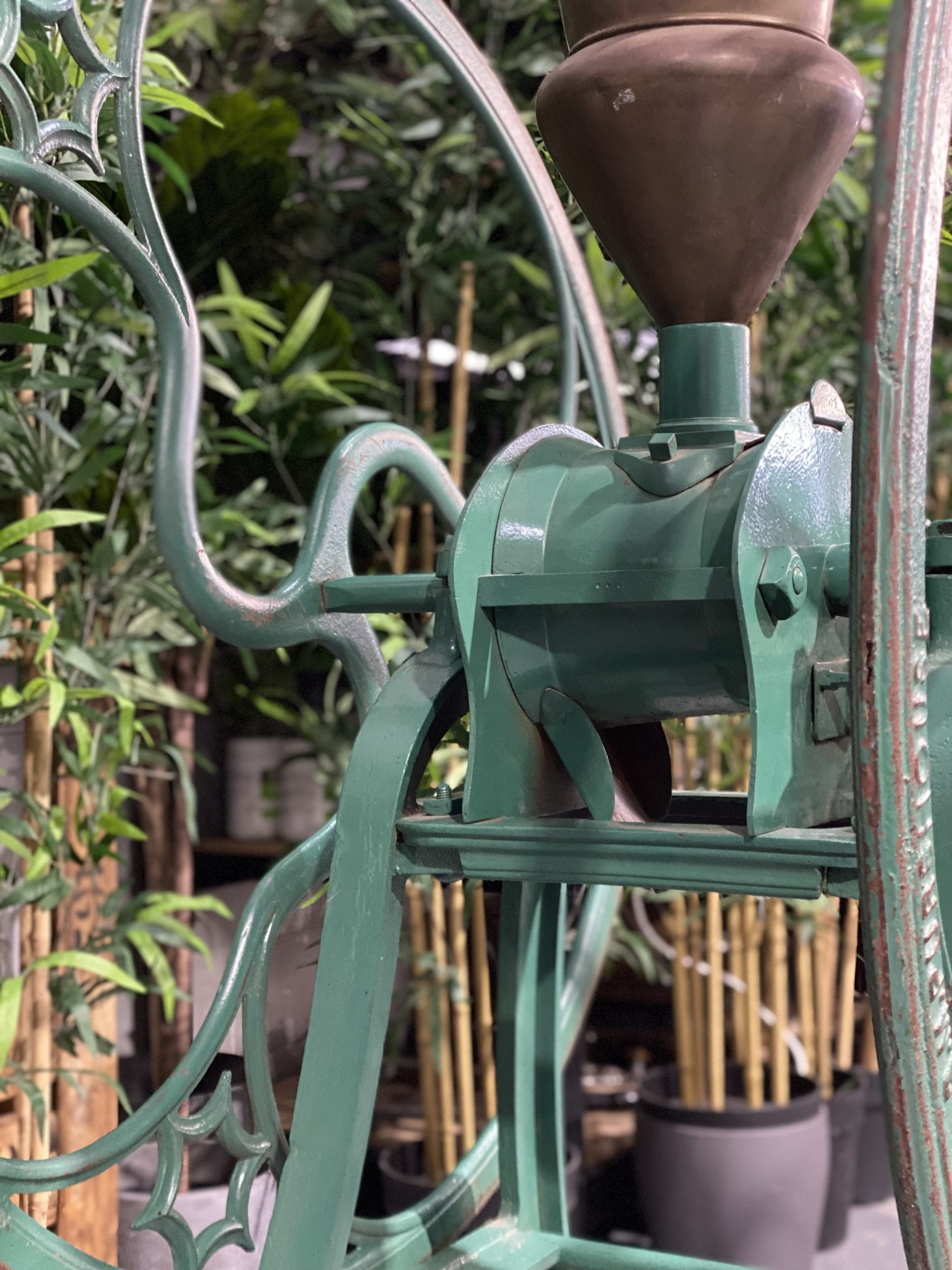 1850’s EM Pourhouse Wolverhampton Cast Iron Hand Coffee Grinder