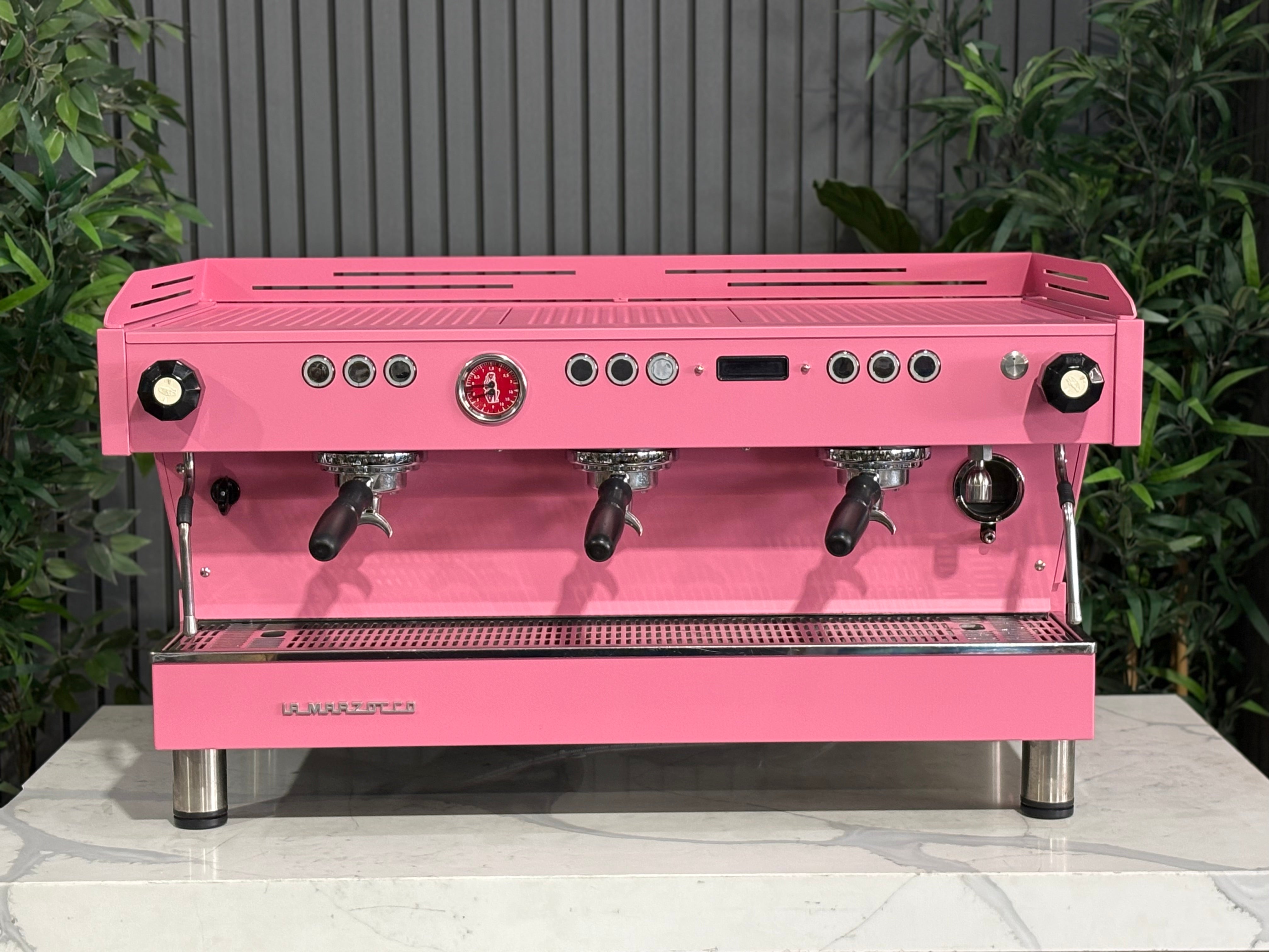 La Marzocco Linea PB 3 Group Coffee Machine Dark Pink - Used, premium espresso machine for cafés and high-volume environments.