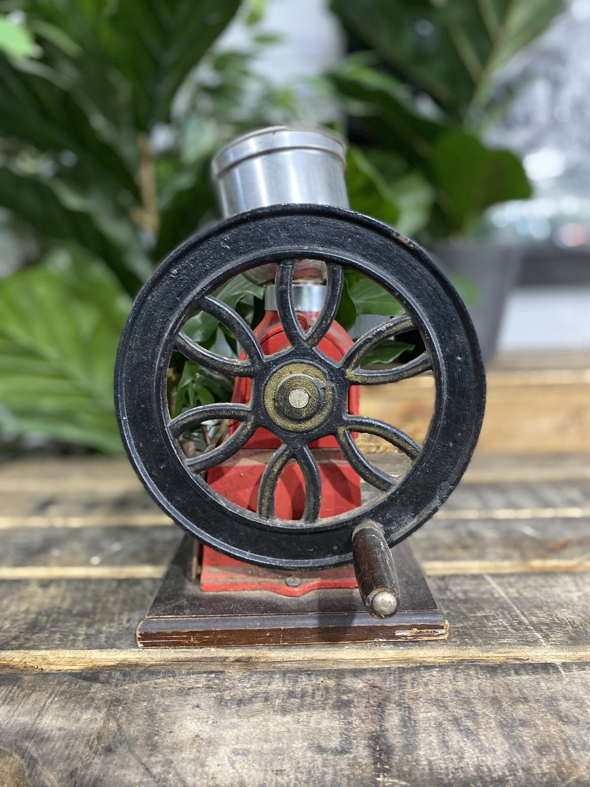 #22 1940’s Elma Single Wheel Hand Coffee Grinder