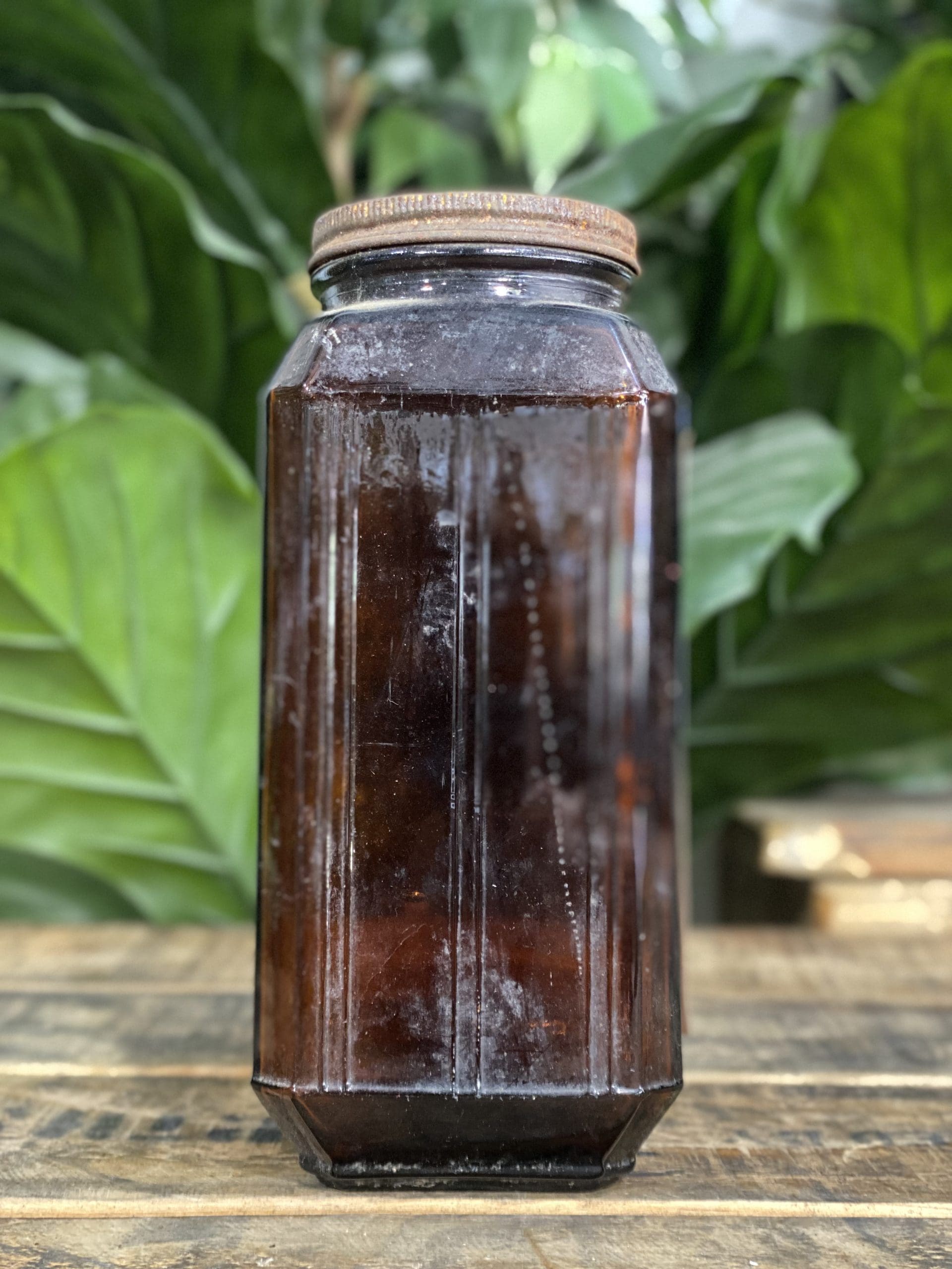 #251 Bushels Coffee & Chicory Jar & Lid