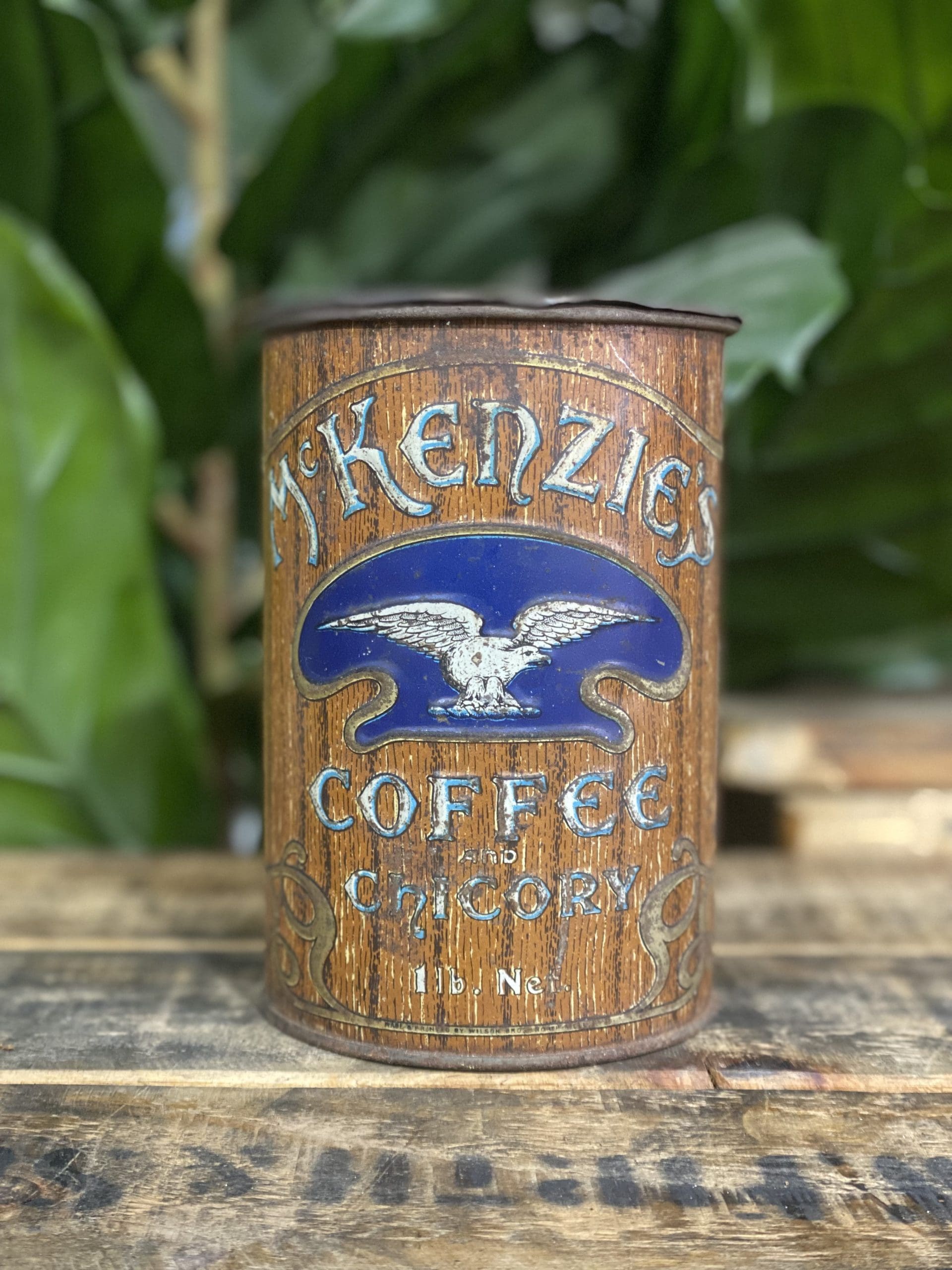#259 1920’s McKenzies Kiewa Valley Original Coffee Tin
