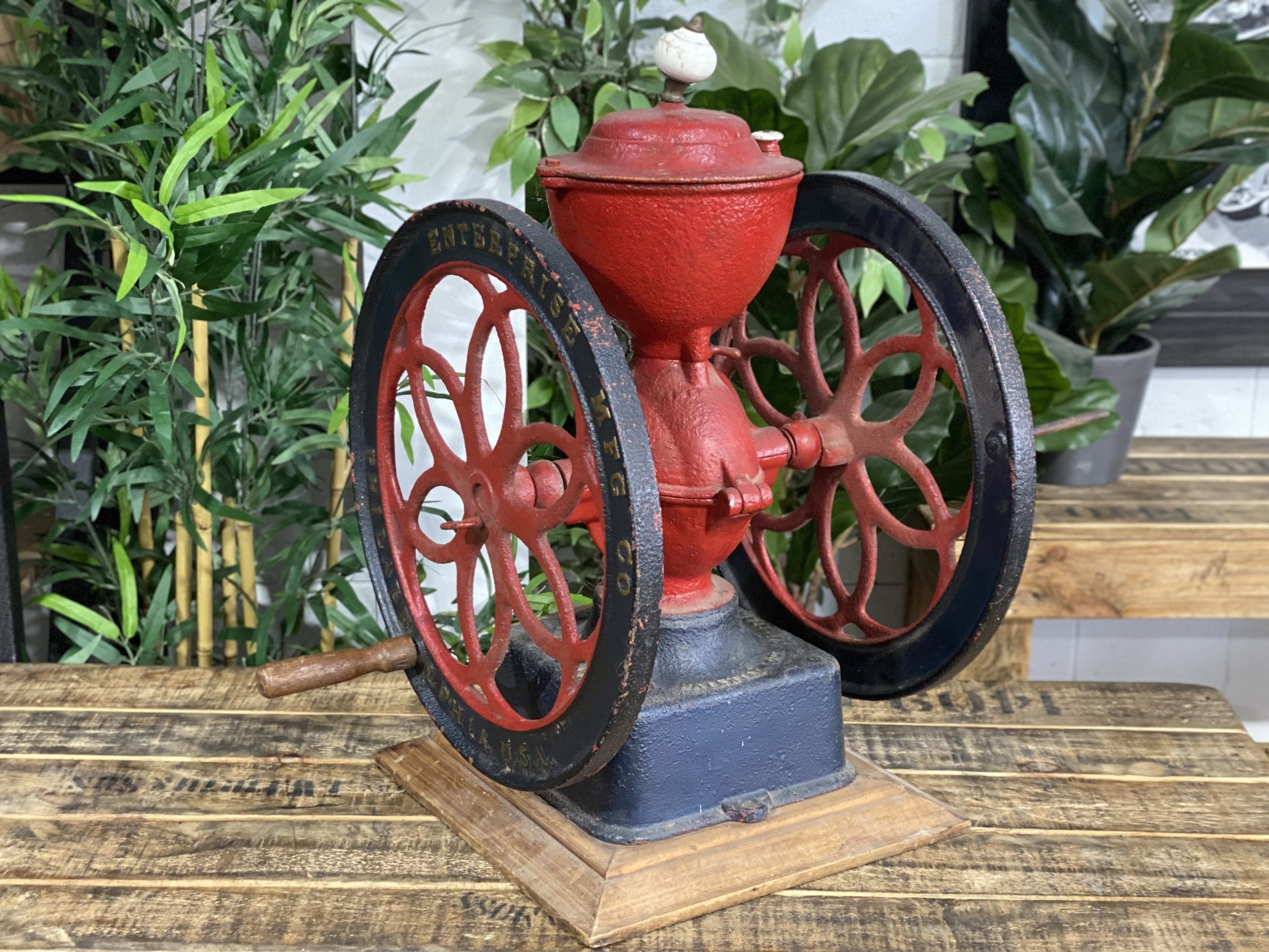 #4 1878’s Philadelphia Dual Wheel Large Hand Coffee Grinder