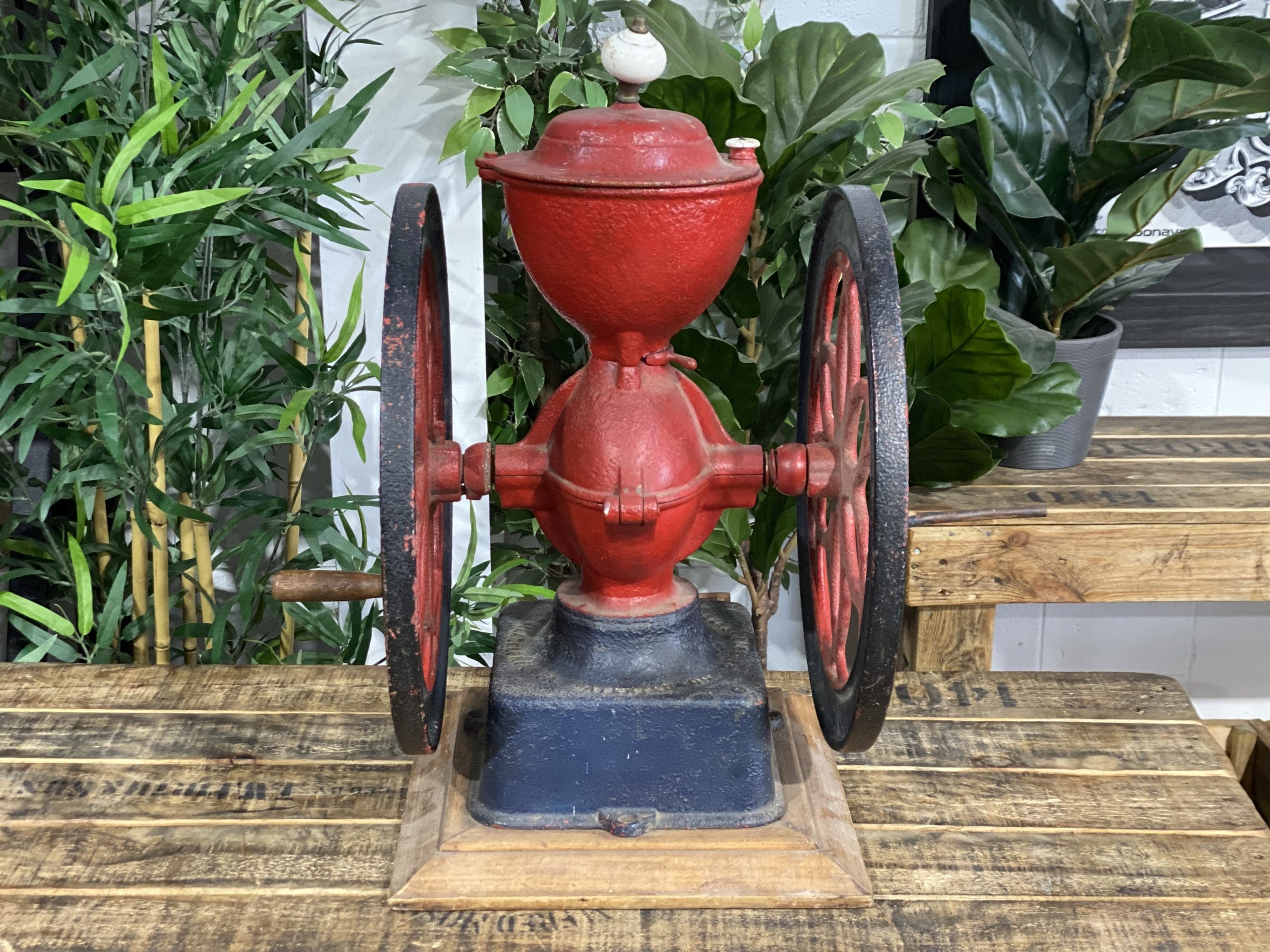 #4 1878’s Philadelphia Dual Wheel Large Hand Coffee Grinder