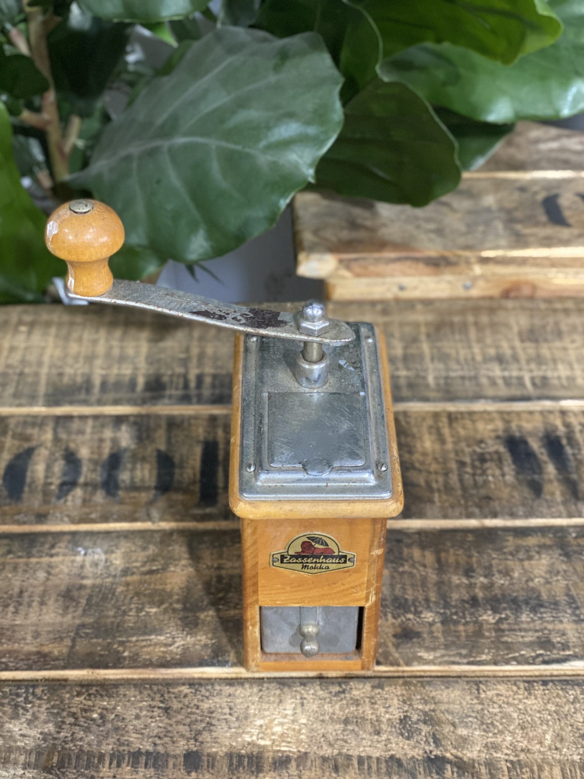 #40 1940’s Zassenhaus German Made Moka Grinder & Steel Drawer