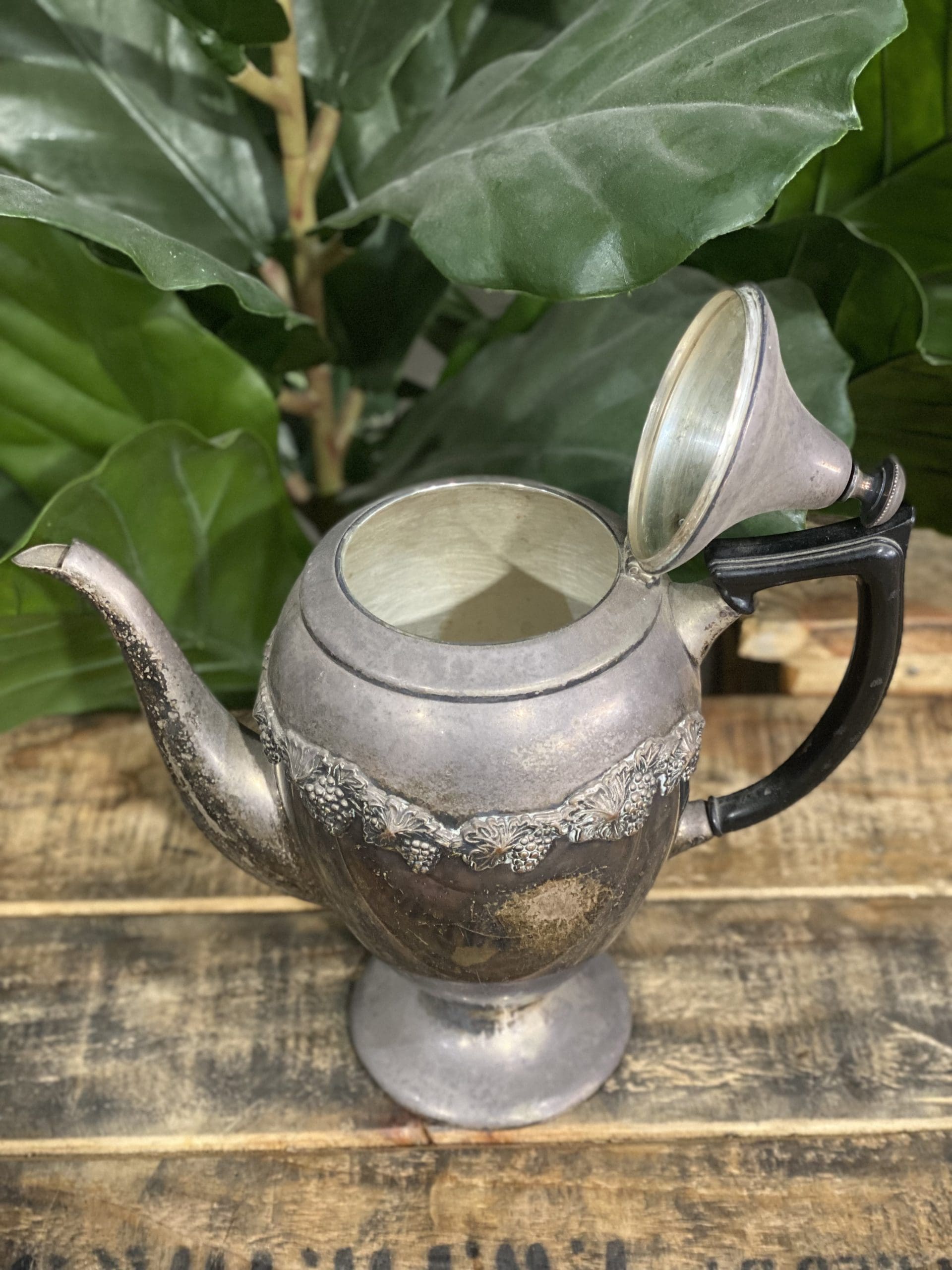 #507 1890’s Old Silver Coffee Pot