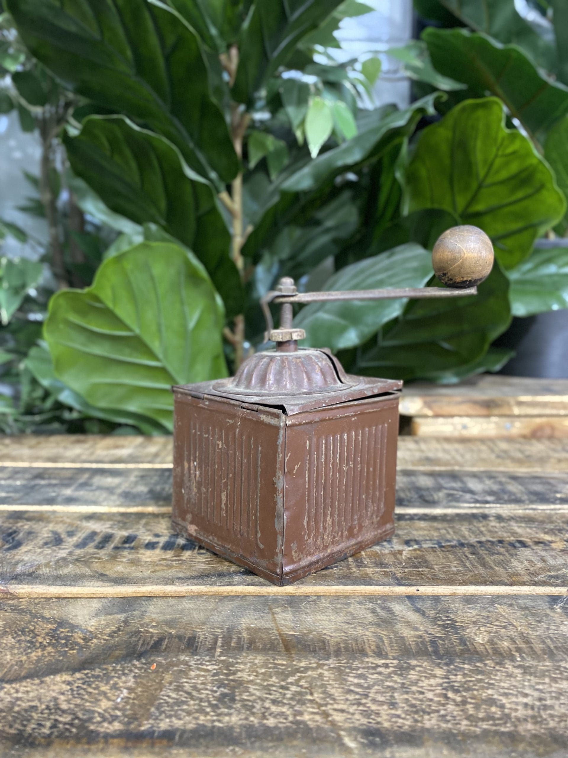 1880’s PPP Label Box Hand Coffee Grinder