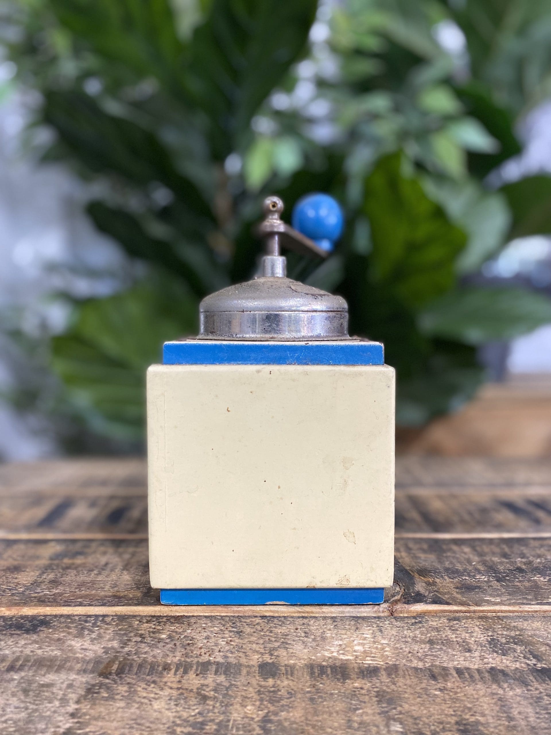 1930’s Tre Spade Wooden Hand Coffee Grinder
