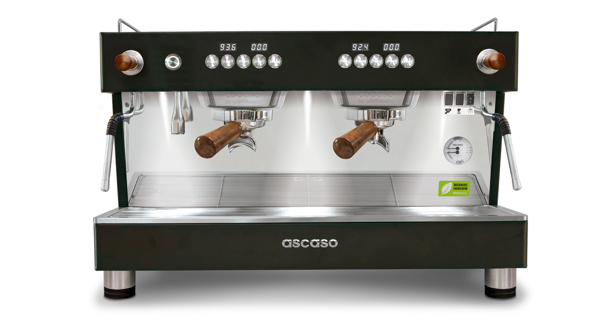 Ascaso Barista T One 2 Grp - Black/Wood | Jetblack source 80019 photo 0