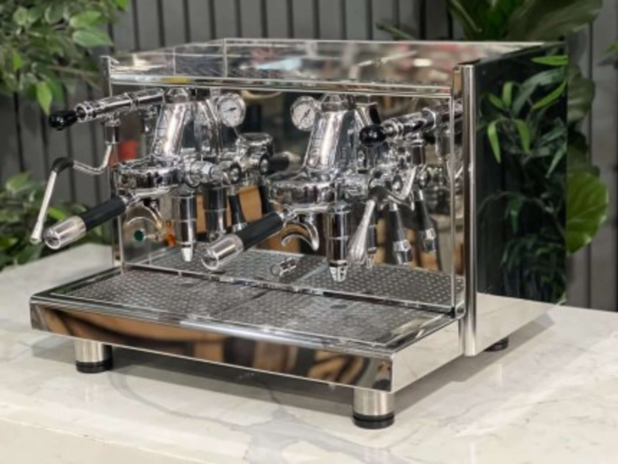 Ecm Mechanika 2 Group Espresso Coffee Machine Chrome
