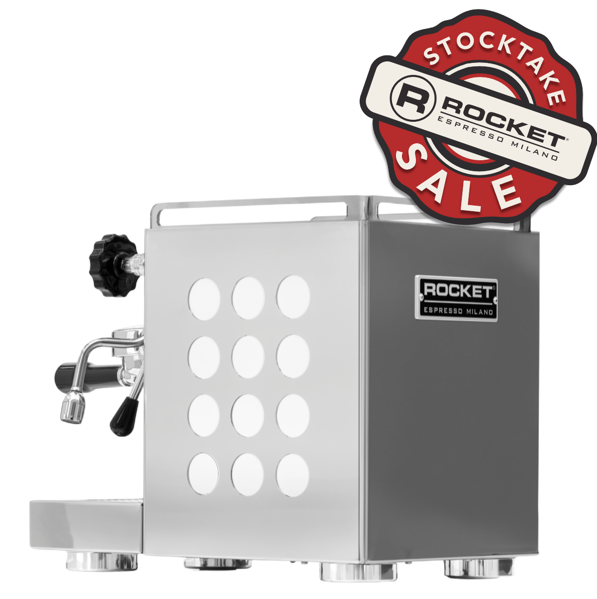 Rocket Appartamento 1 Group Coffee Machine Stainless Steel - New with stocktake sale sticker