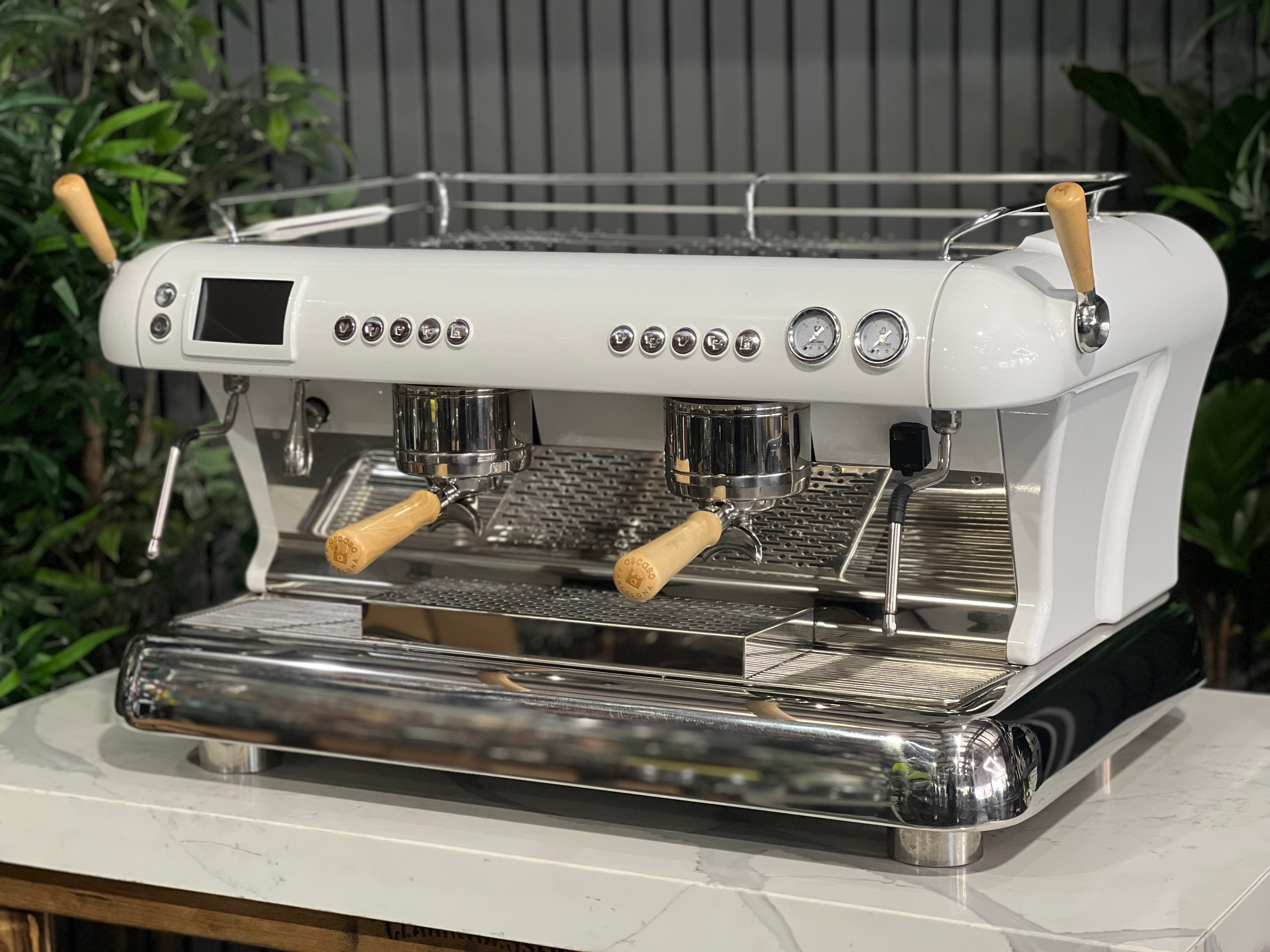Ascaso Big Dream 2 Group Coffee Machine White & Timber