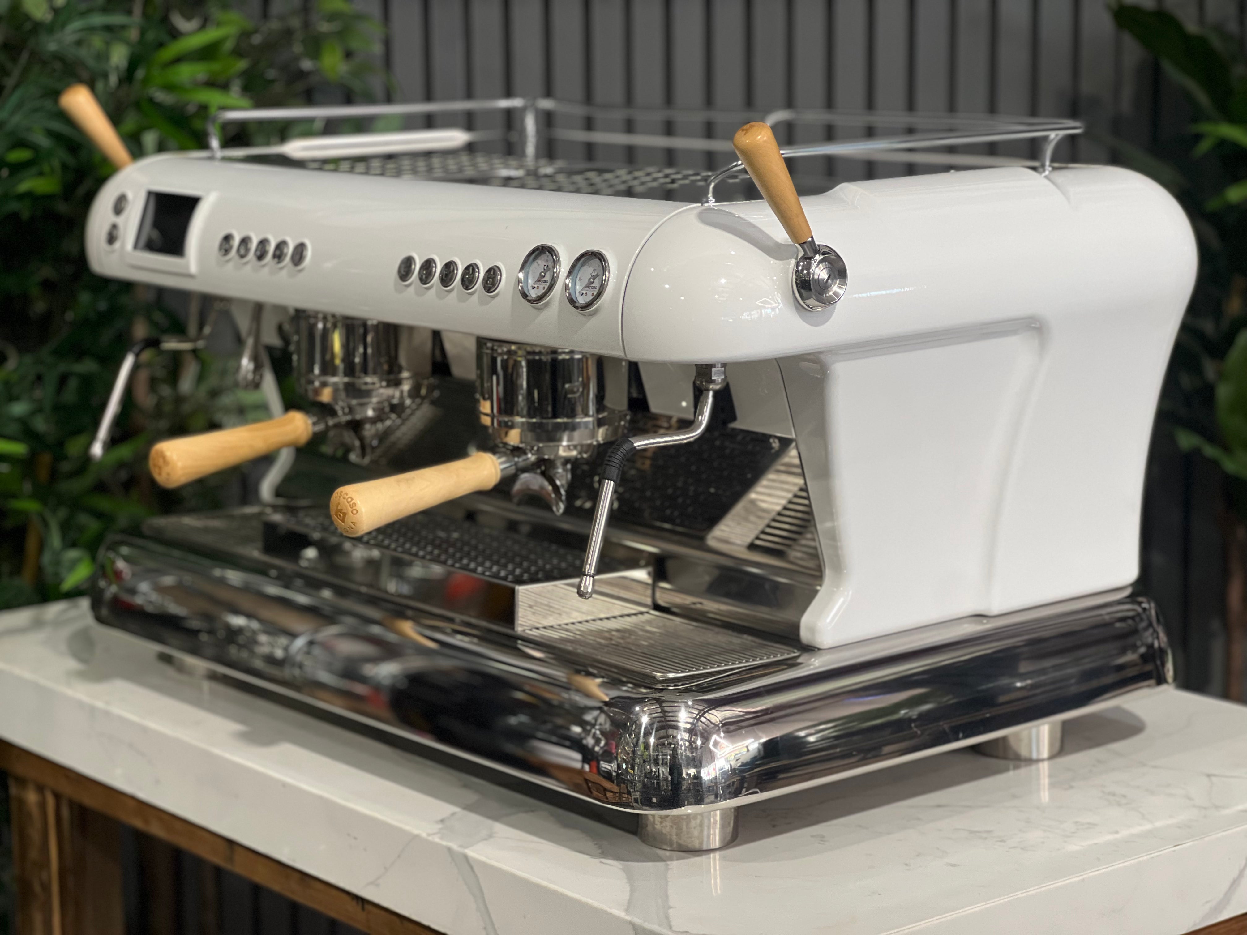 Ascaso Big Dream 2 Group Coffee Machine White & Timber