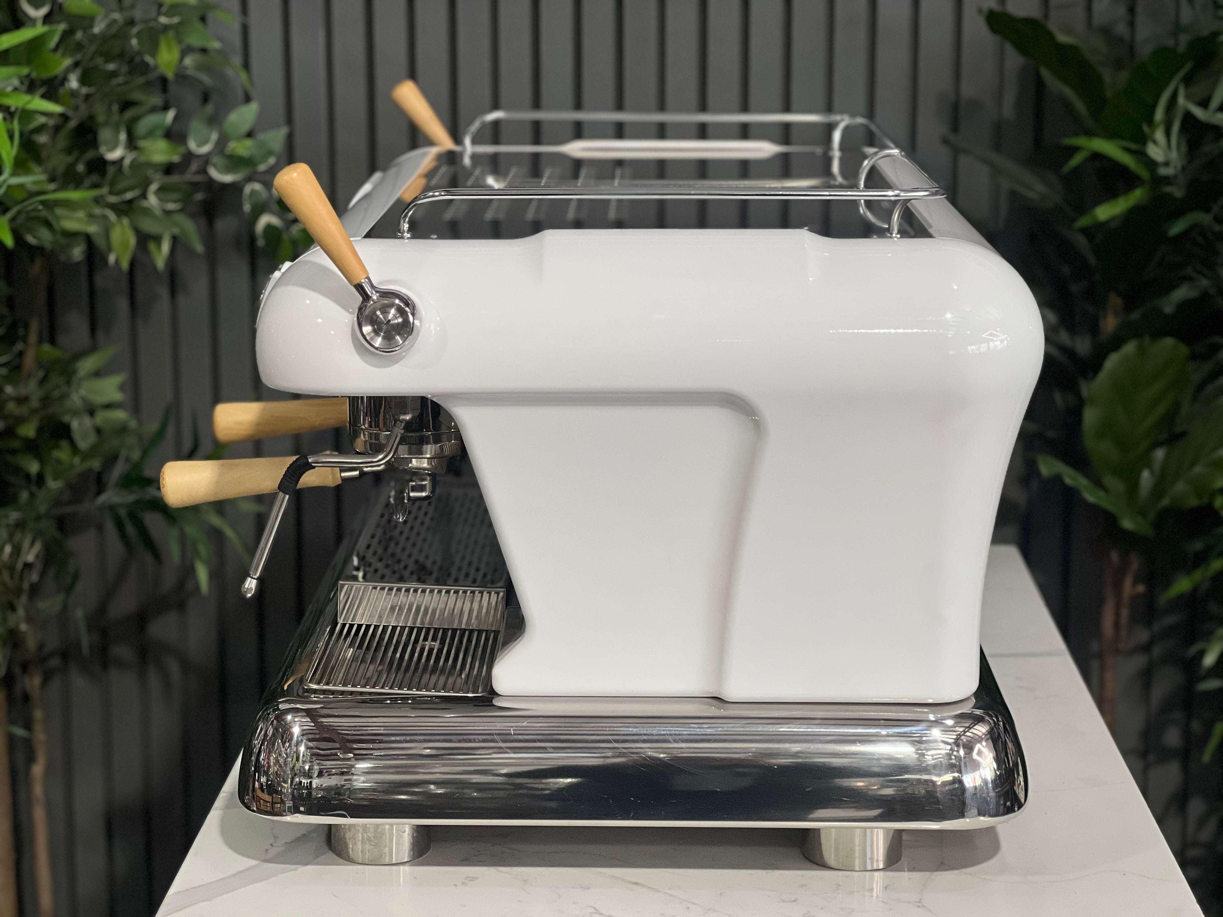 Ascaso Big Dream 2 Group Coffee Machine White & Timber