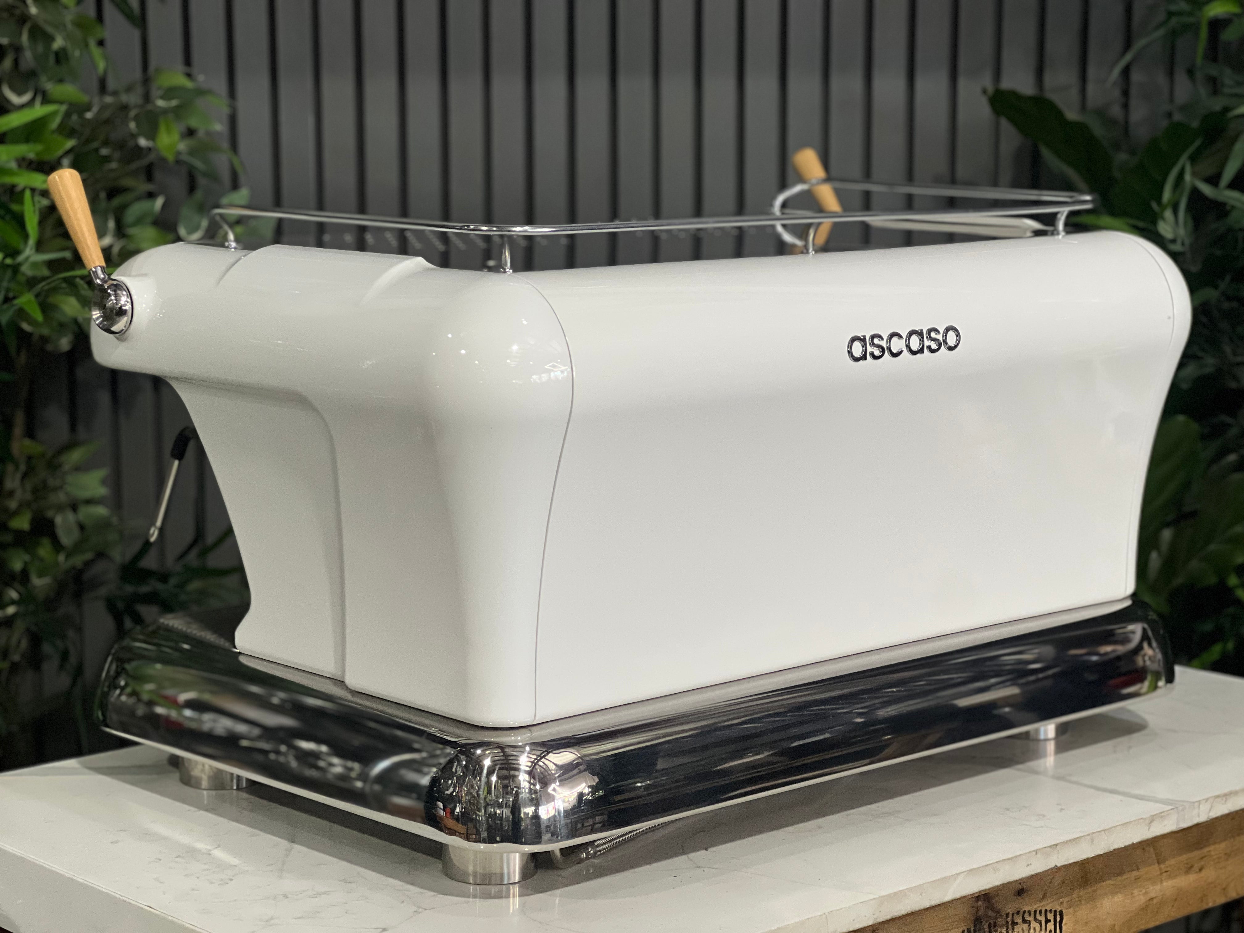 Ascaso Big Dream 2 Group Coffee Machine White & Timber