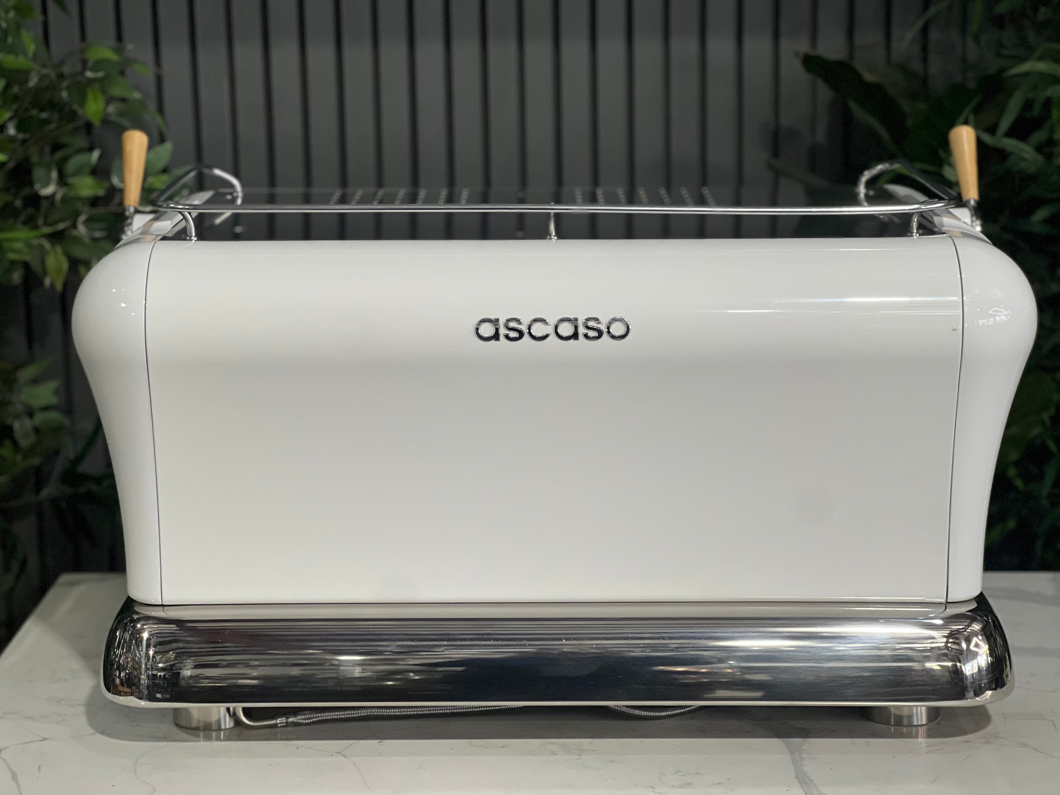 Ascaso Big Dream 2 Group Coffee Machine White & Timber