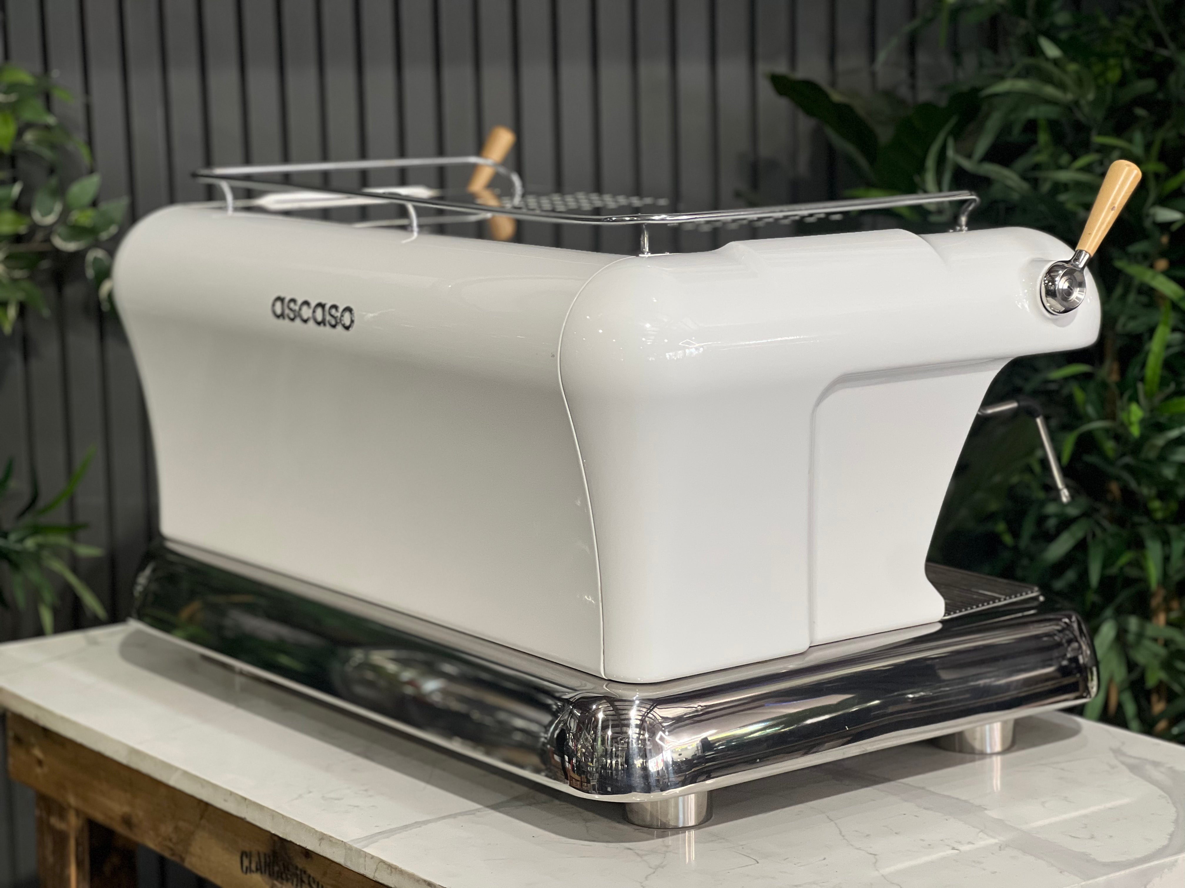 Ascaso Big Dream 2 Group Coffee Machine White & Timber