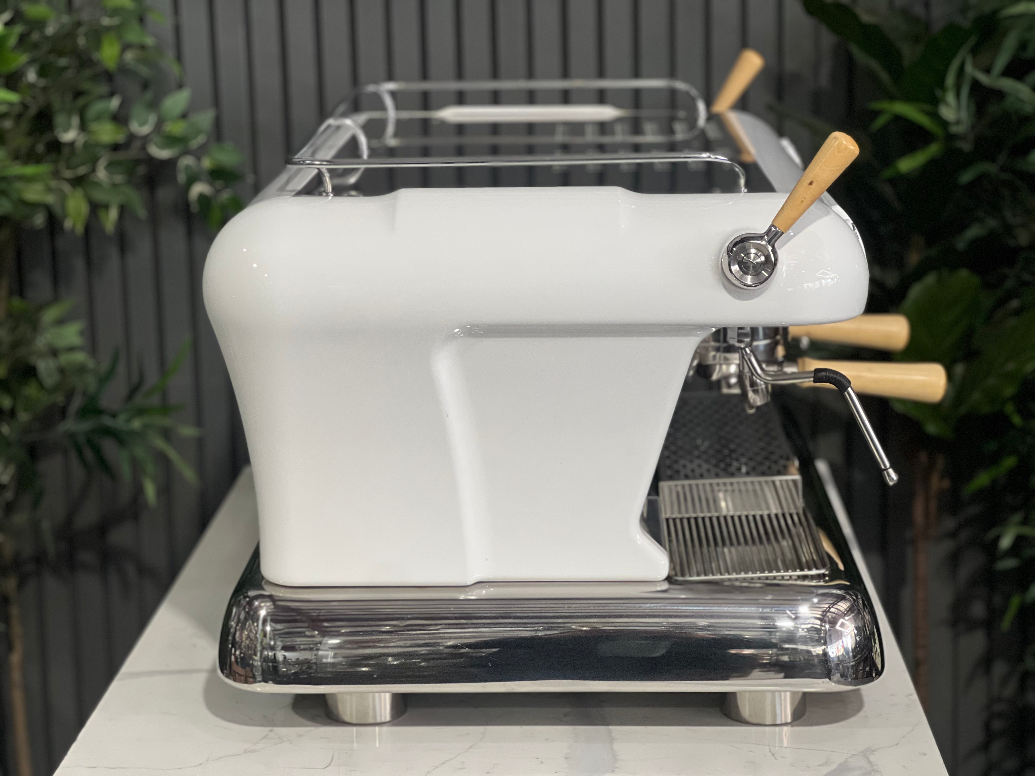 Ascaso Big Dream 2 Group Coffee Machine White & Timber