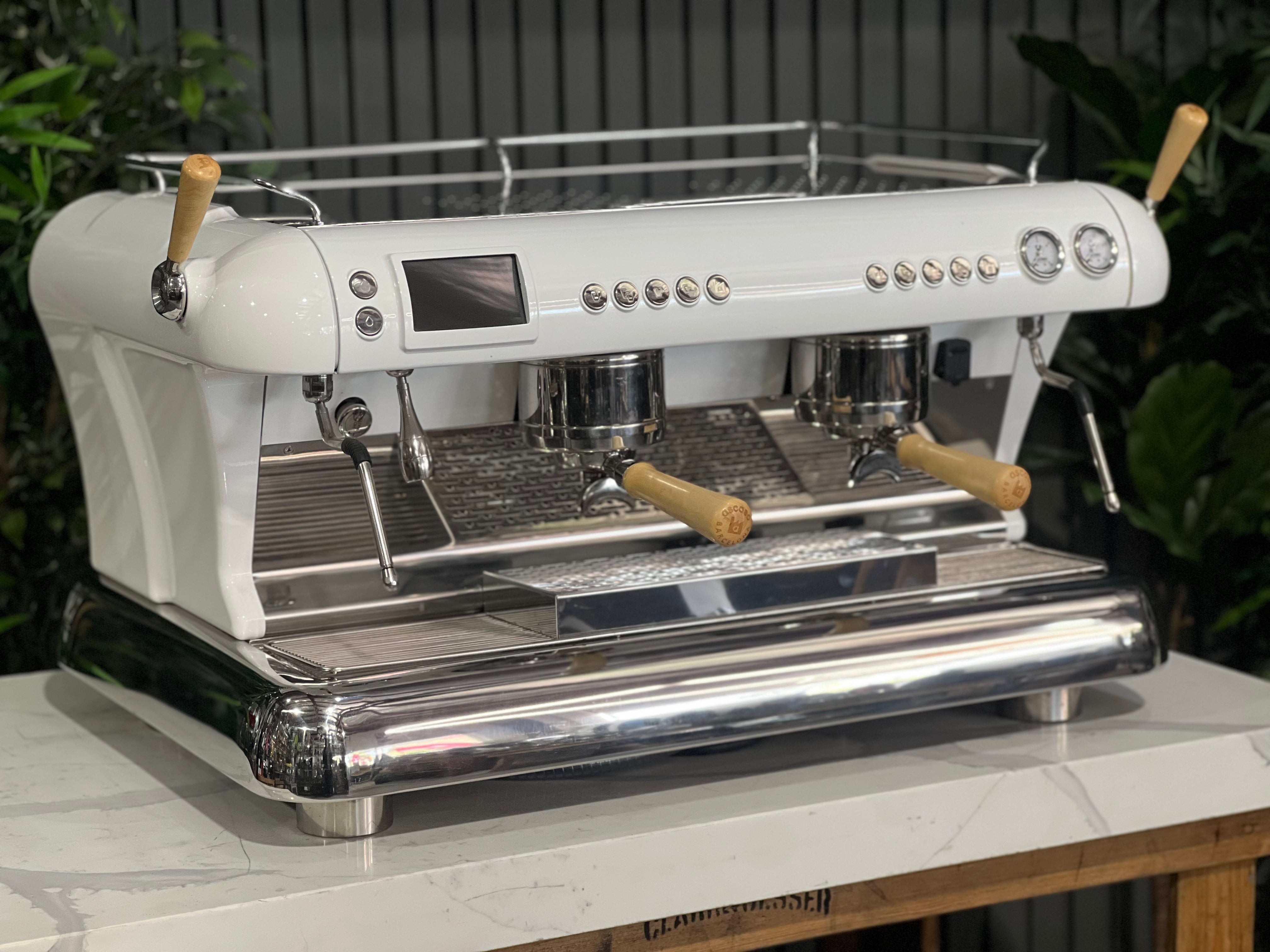 Ascaso Big Dream 2 Group Coffee Machine White & Timber