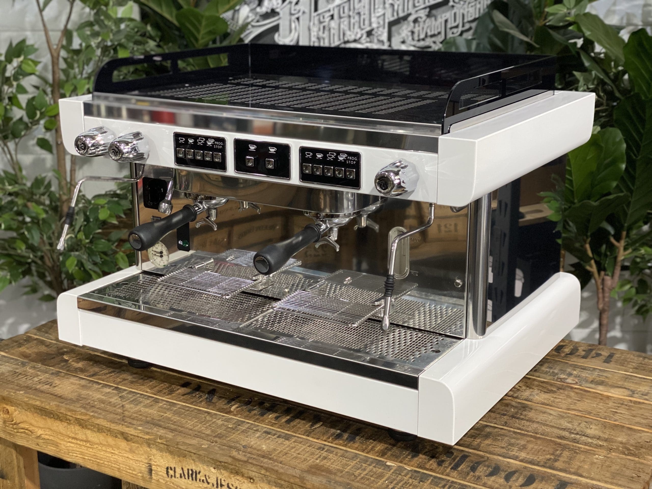 Astoria Pratic Avant 2 Group White Espresso Coffee Machine - Used