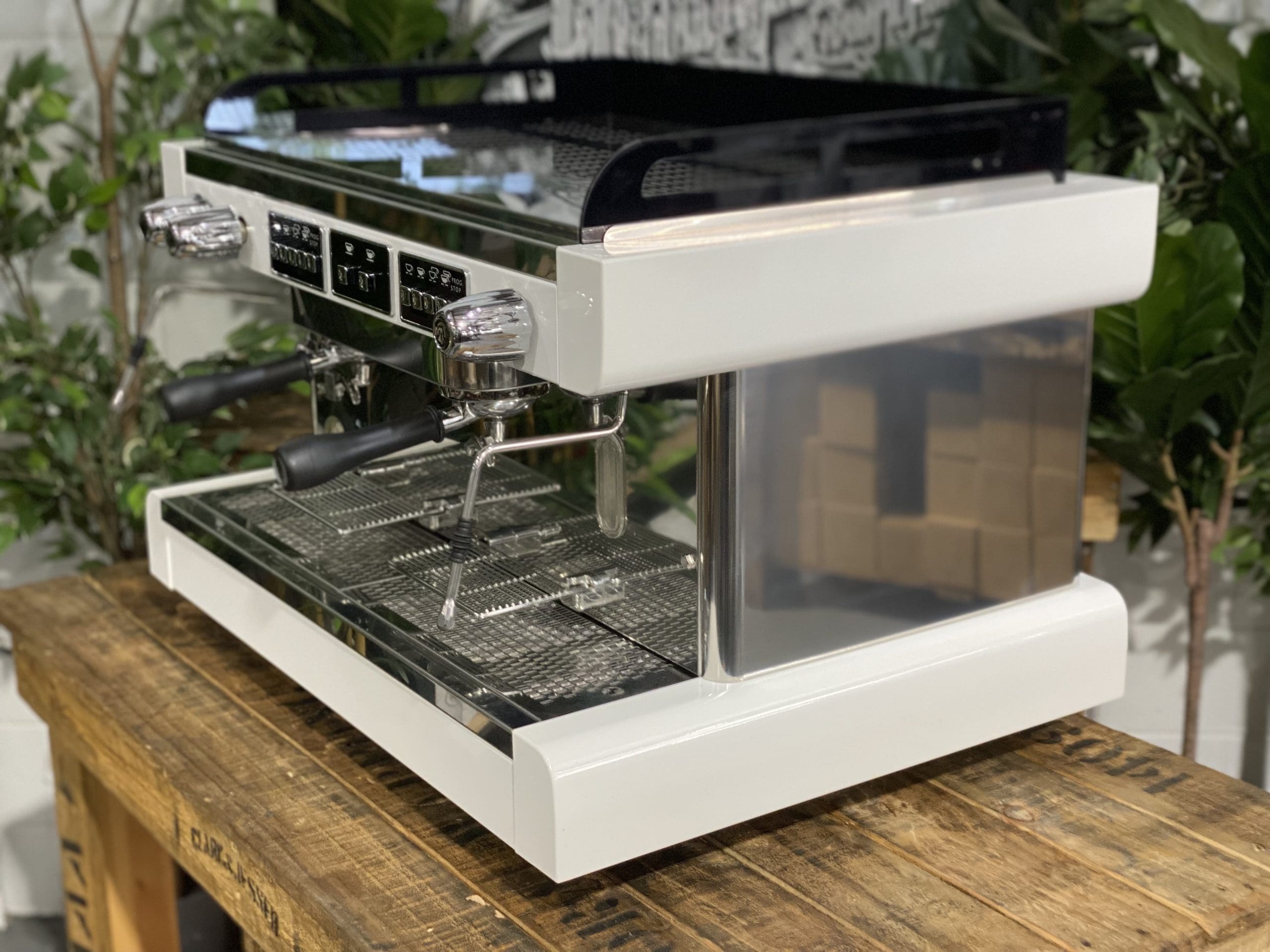 Astoria Pratic Avant 2 Group White Espresso Coffee Machine - Used