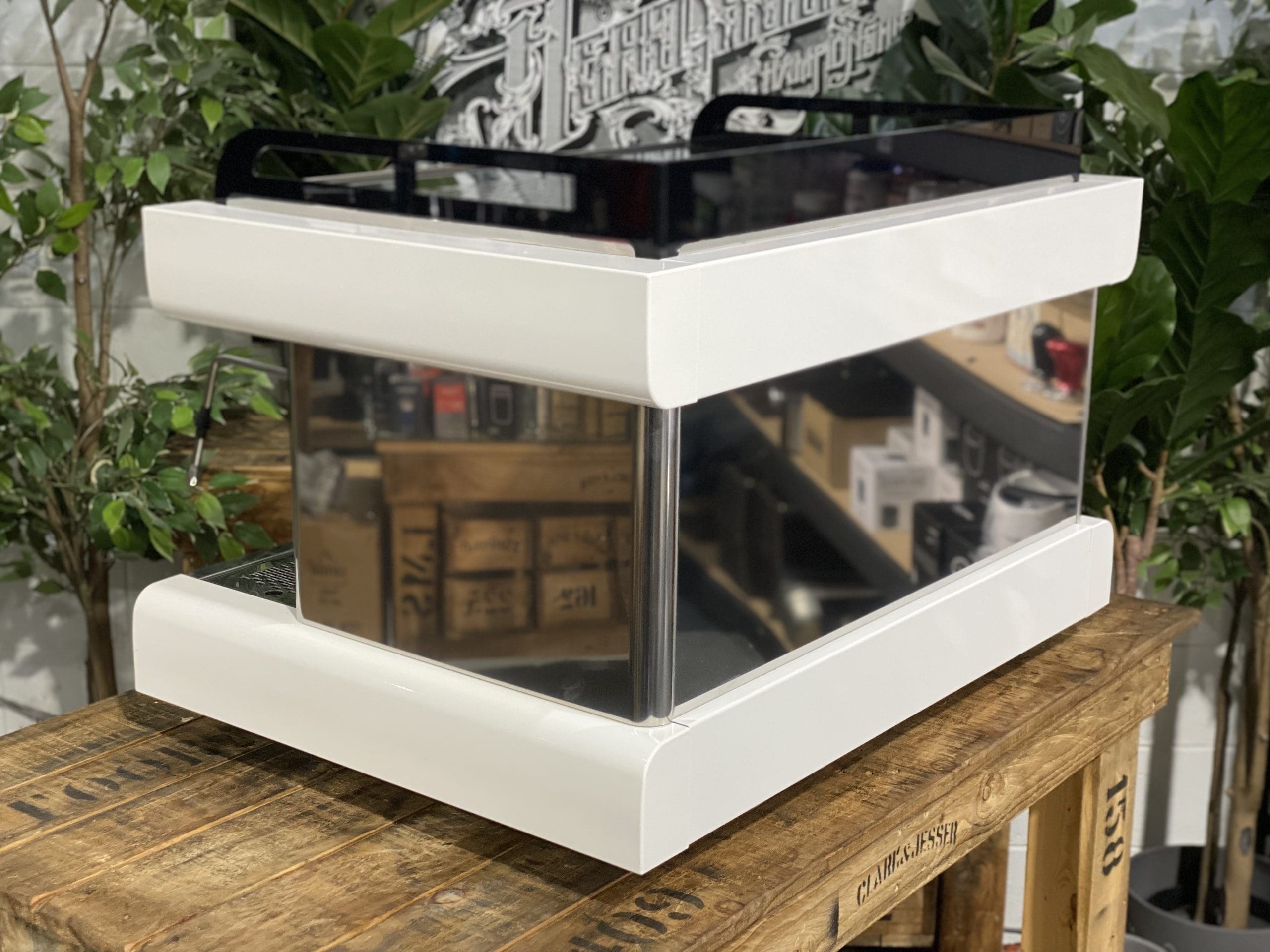 Astoria Pratic Avant 2 Group White Espresso Coffee Machine - Used