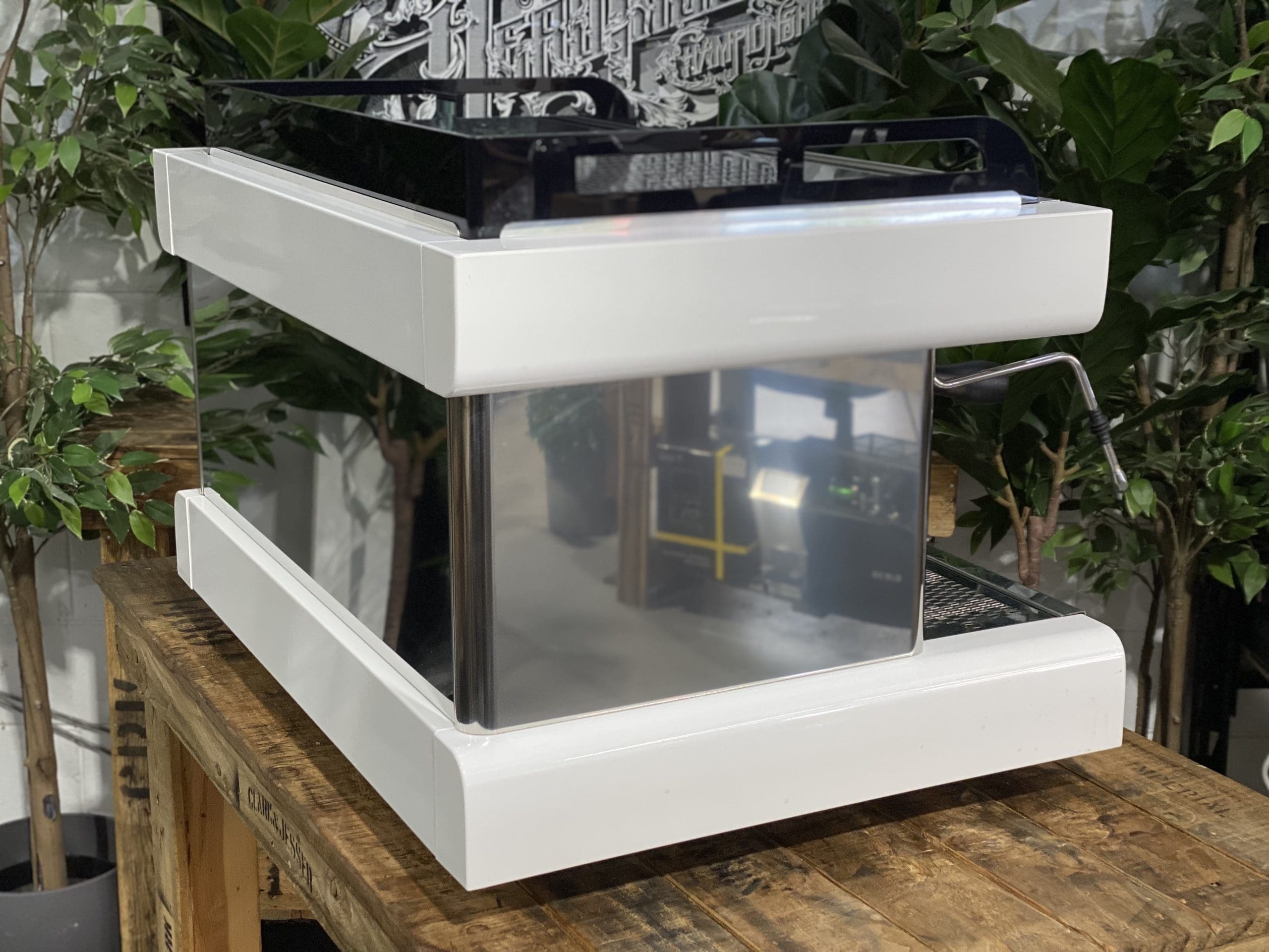 Astoria Pratic Avant 2 Group White Espresso Coffee Machine - Used