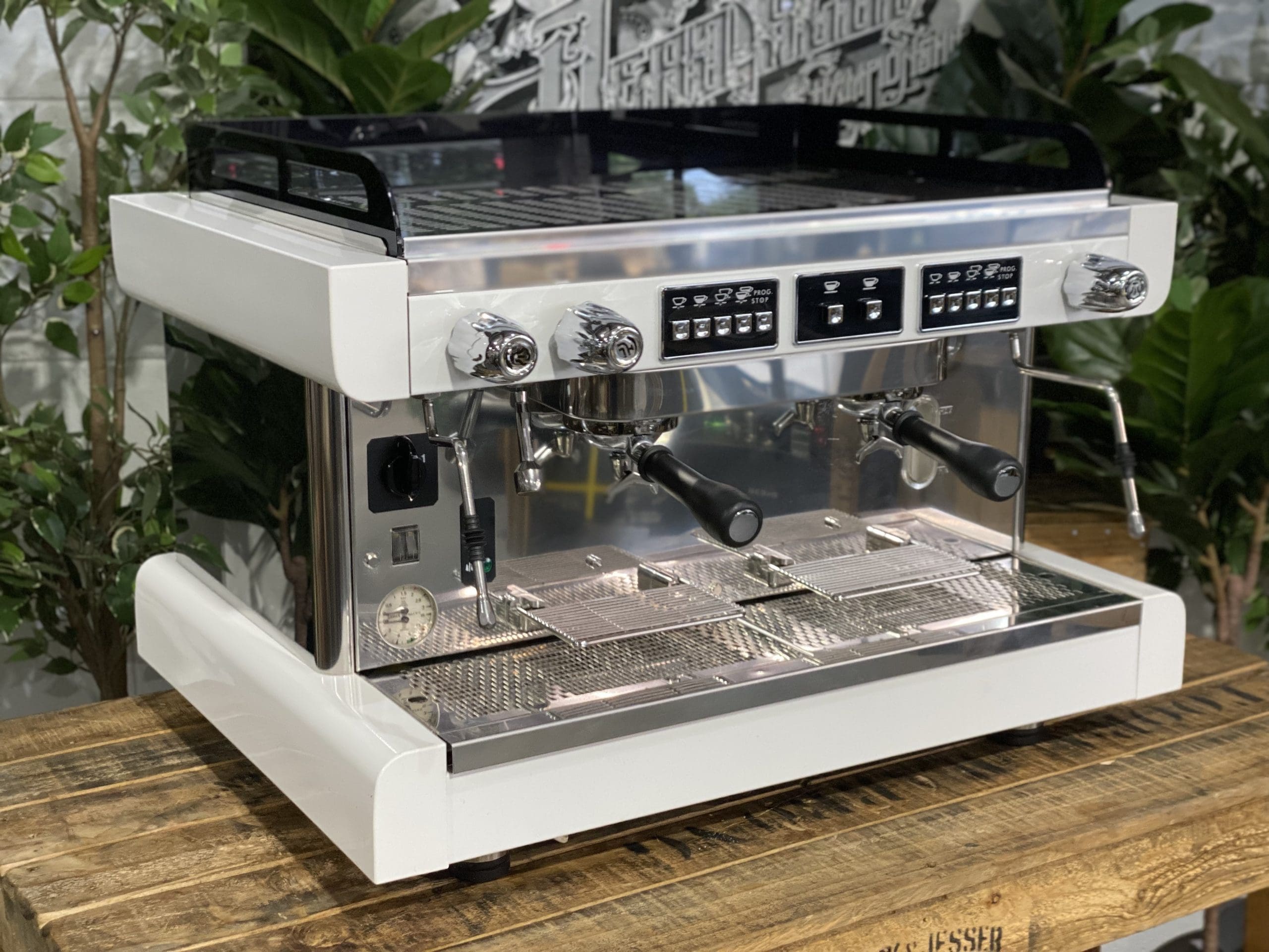Astoria Pratic Avant 2 Group White Espresso Coffee Machine - Used