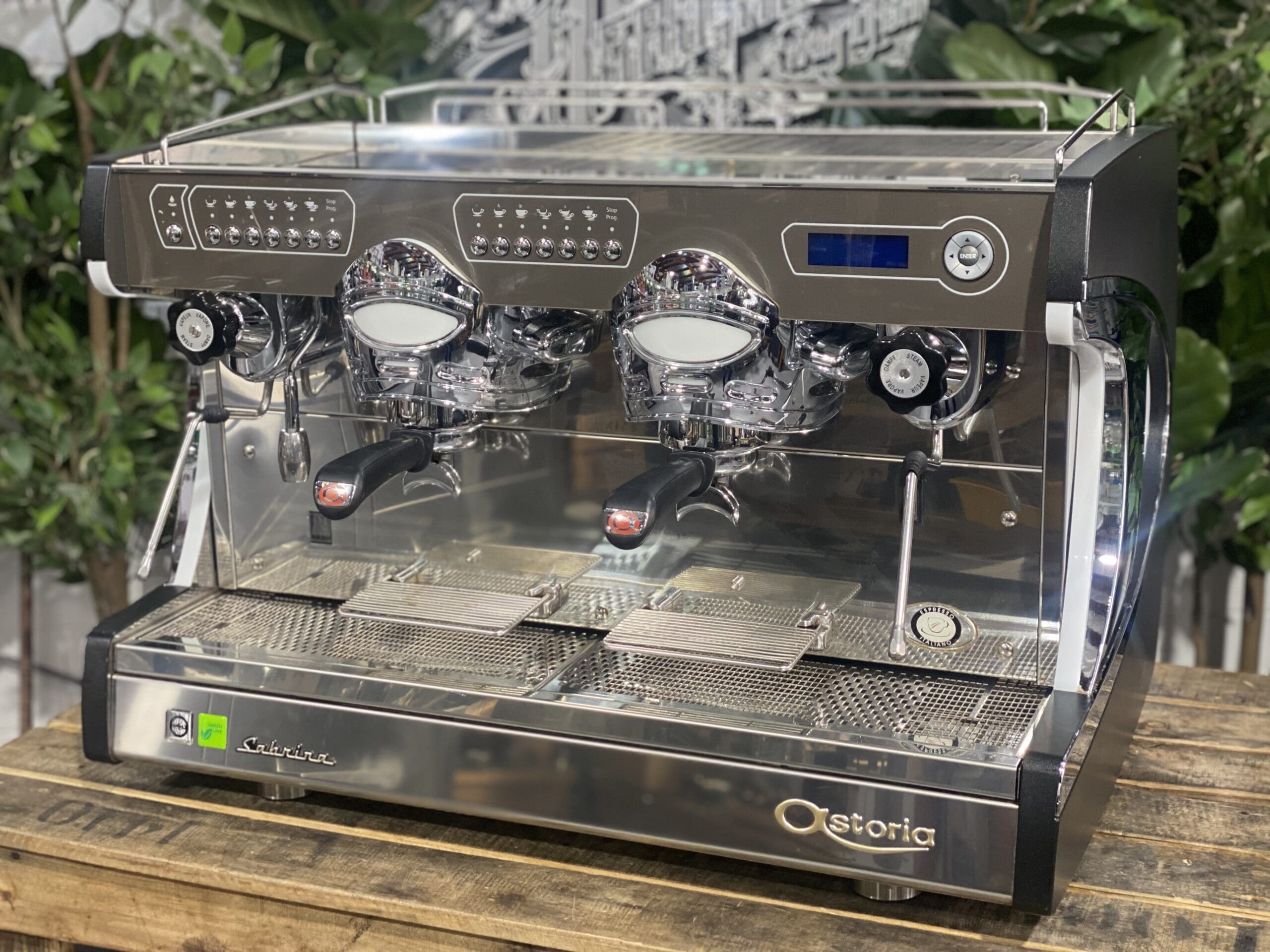 Astoria Sabrina 2 Group Black Espresso Coffee Machine - Used
