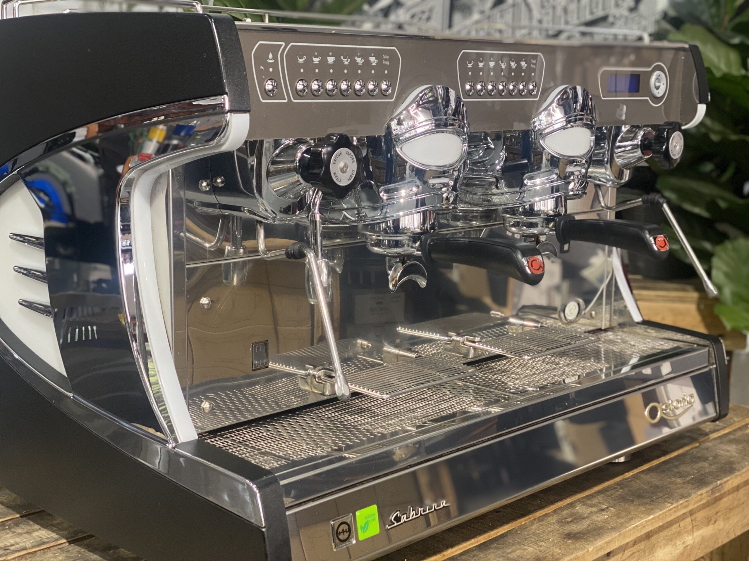 Astoria Sabrina 2 Group Black Espresso Coffee Machine - Used