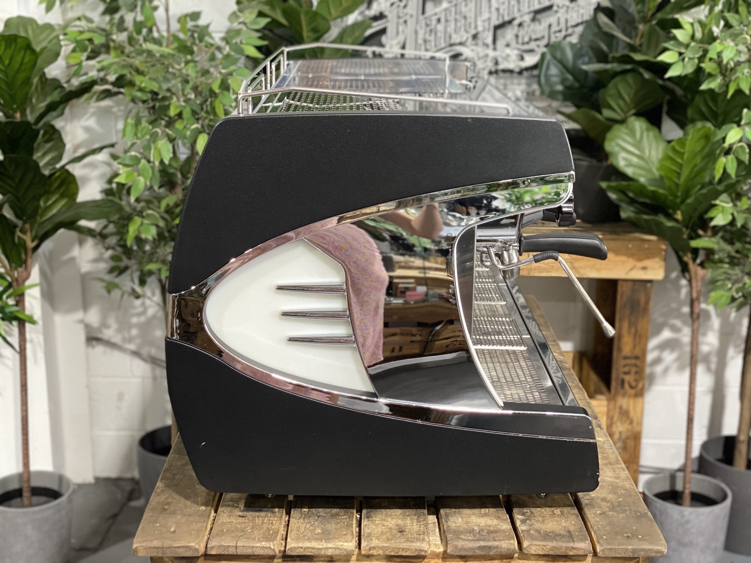 Astoria Sabrina 3 Group Black Espresso Coffee Machine - Used