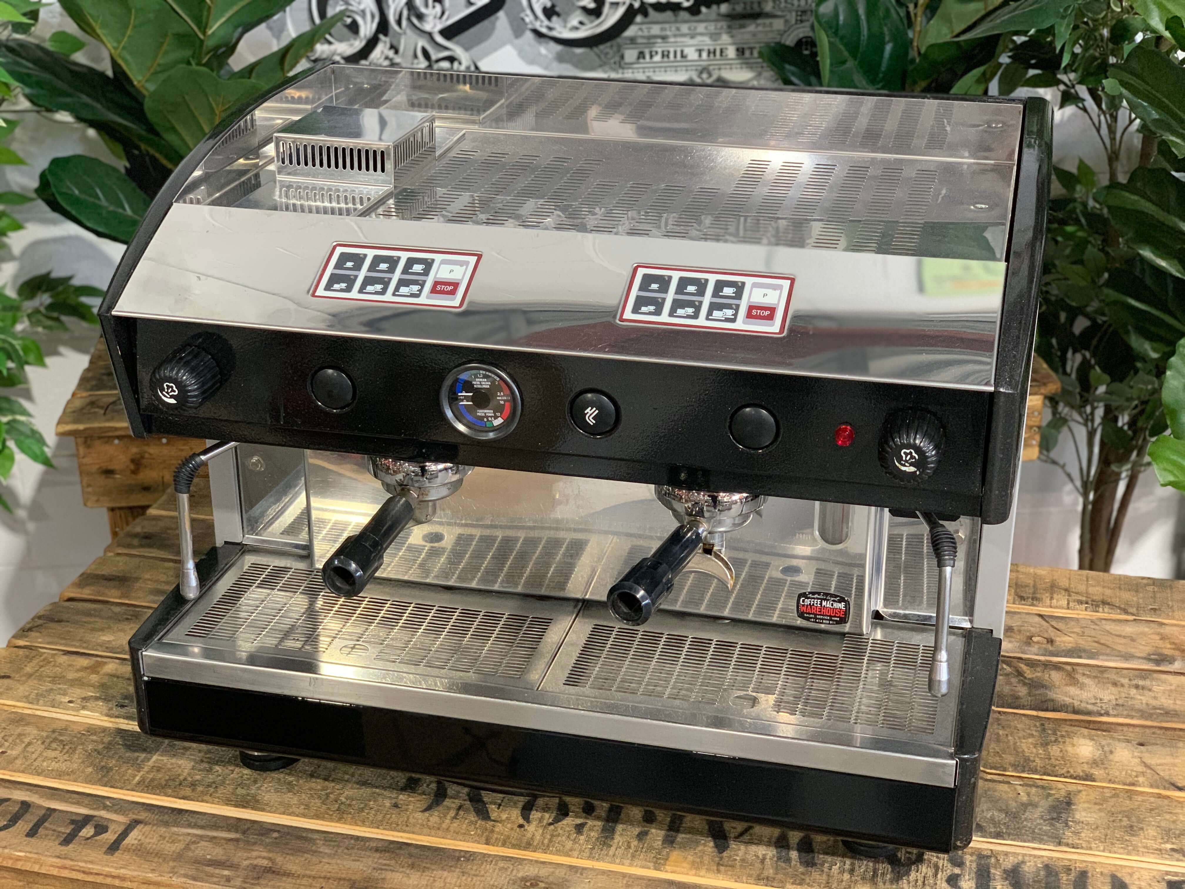 Astoria Espressimo 2 Grp Black Grey Espresso Coffee Machine Cafe Commercial Barista Maker