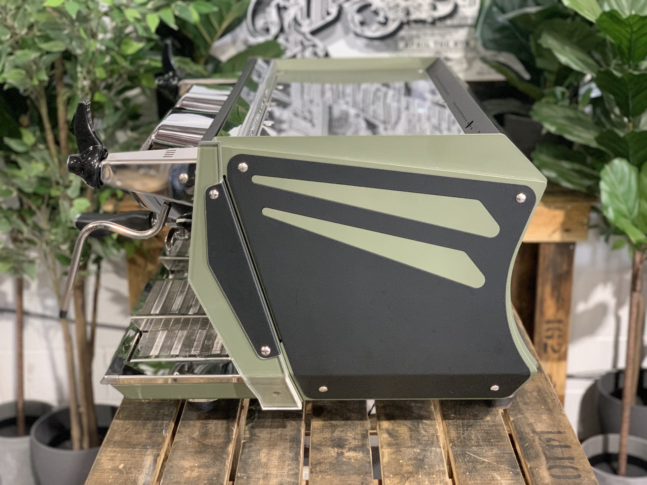 BFC Aviator 2 Group Dark Green & Black Espresso Coffee Machine - Used