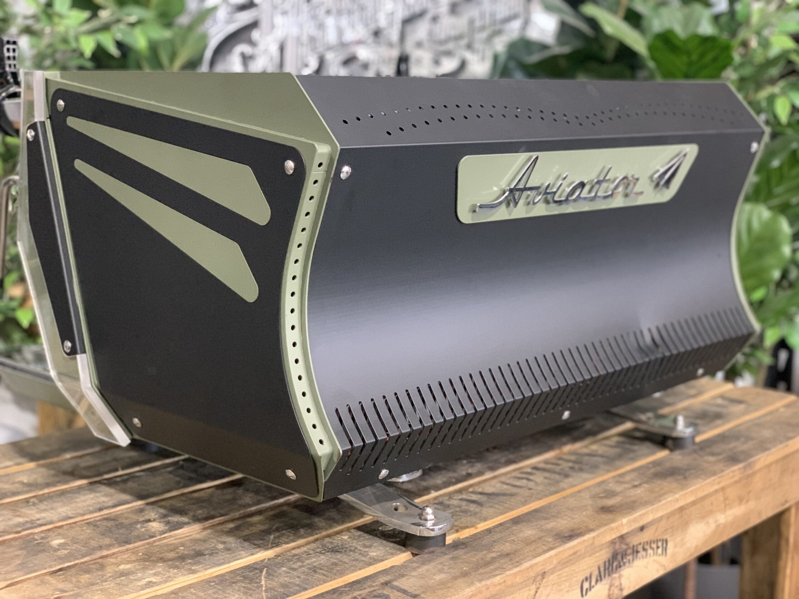 BFC Aviator 2 Group Dark Green & Black Espresso Coffee Machine - Used