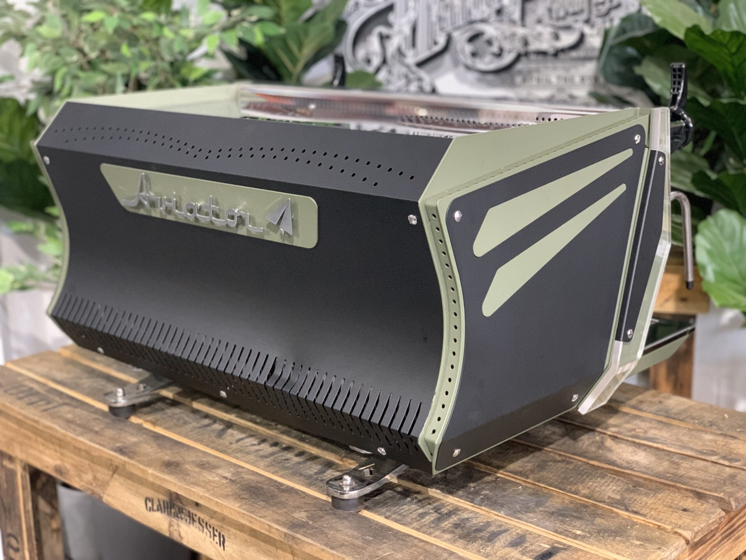 BFC Aviator 2 Group Dark Green & Black Espresso Coffee Machine - Used