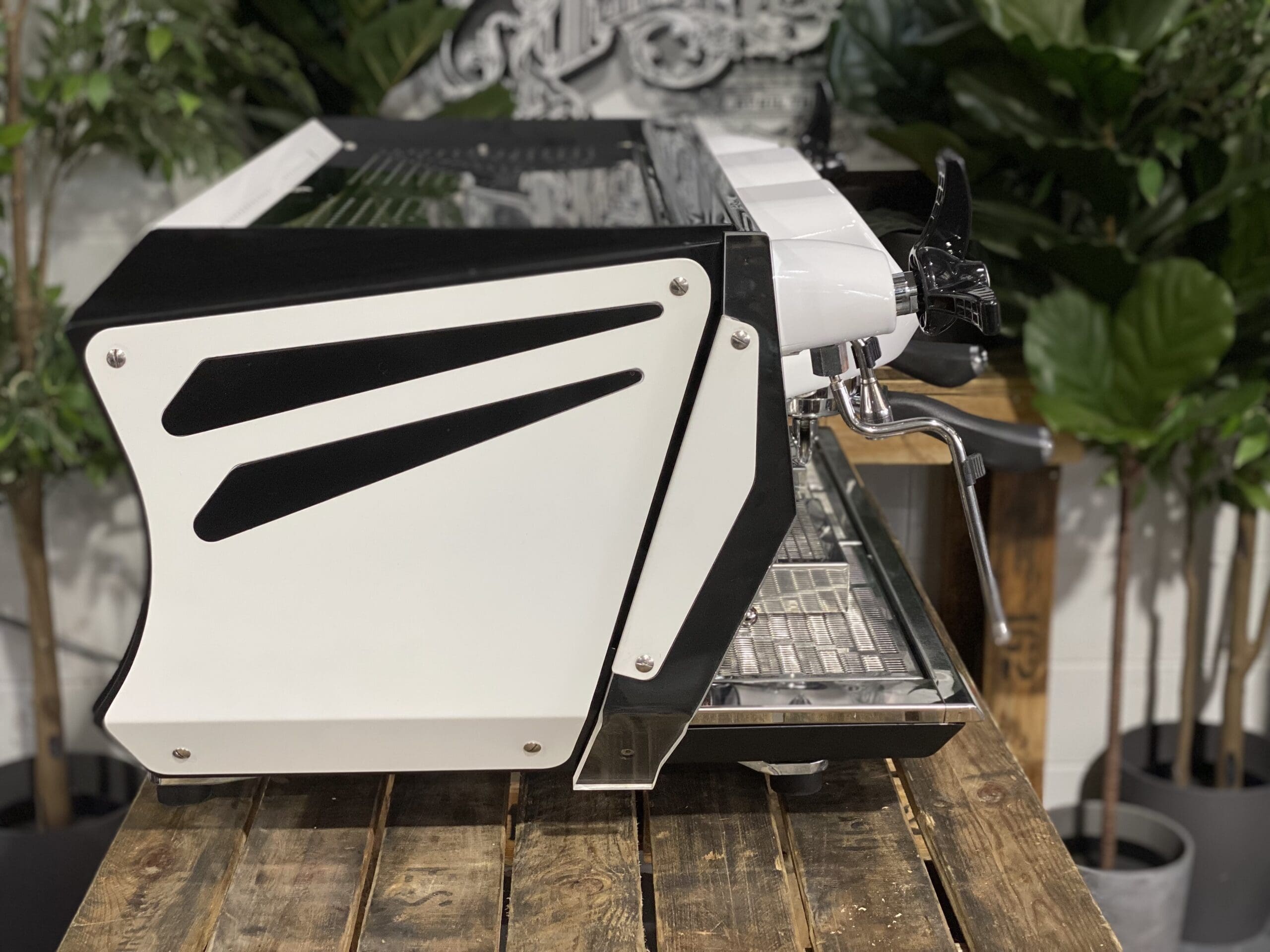 BFC Aviator 2 Group Custom White Espresso Coffee Machine - Used