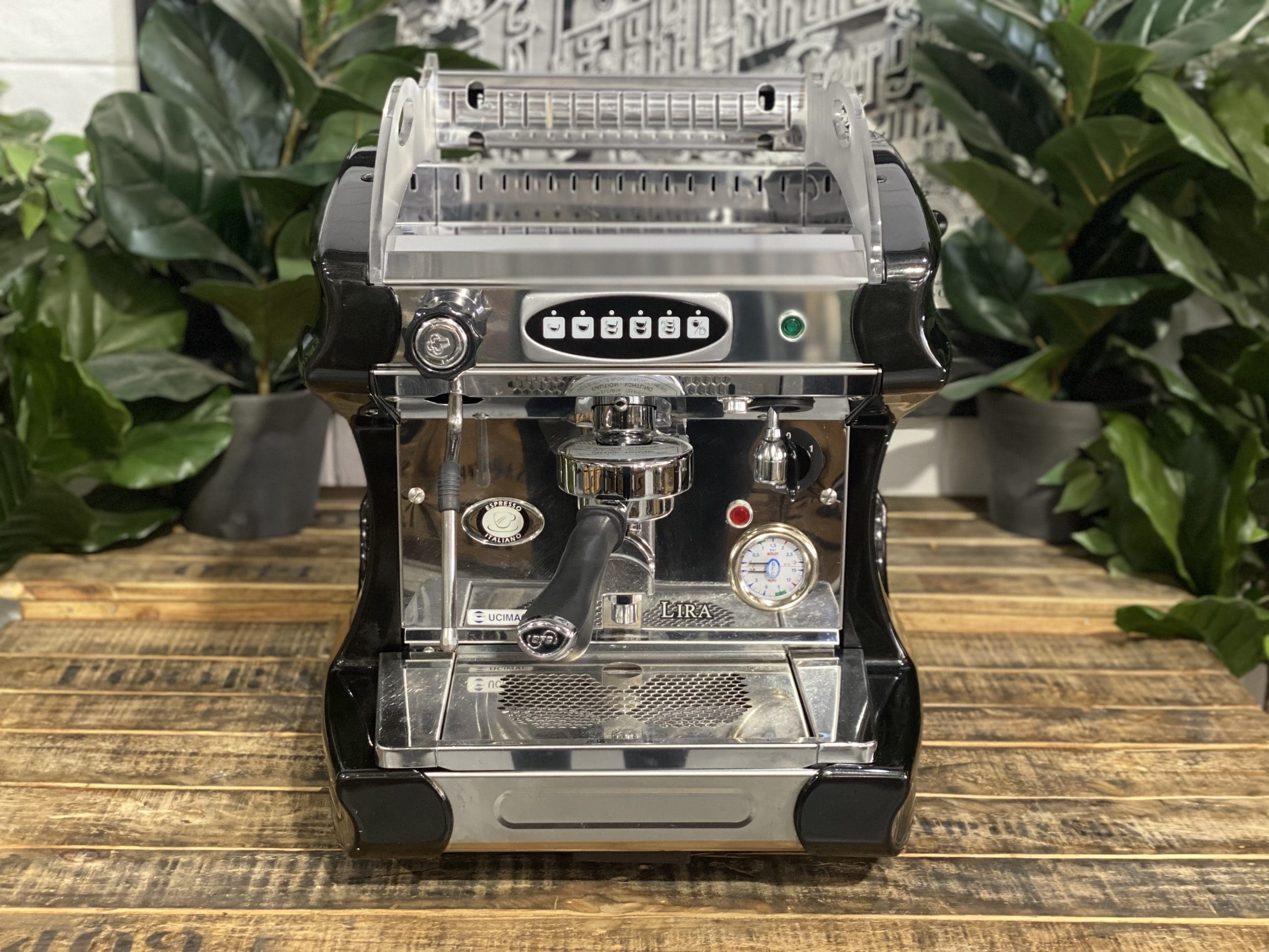 BFC Lira 1 Group Black Espresso Coffee Machine - Used