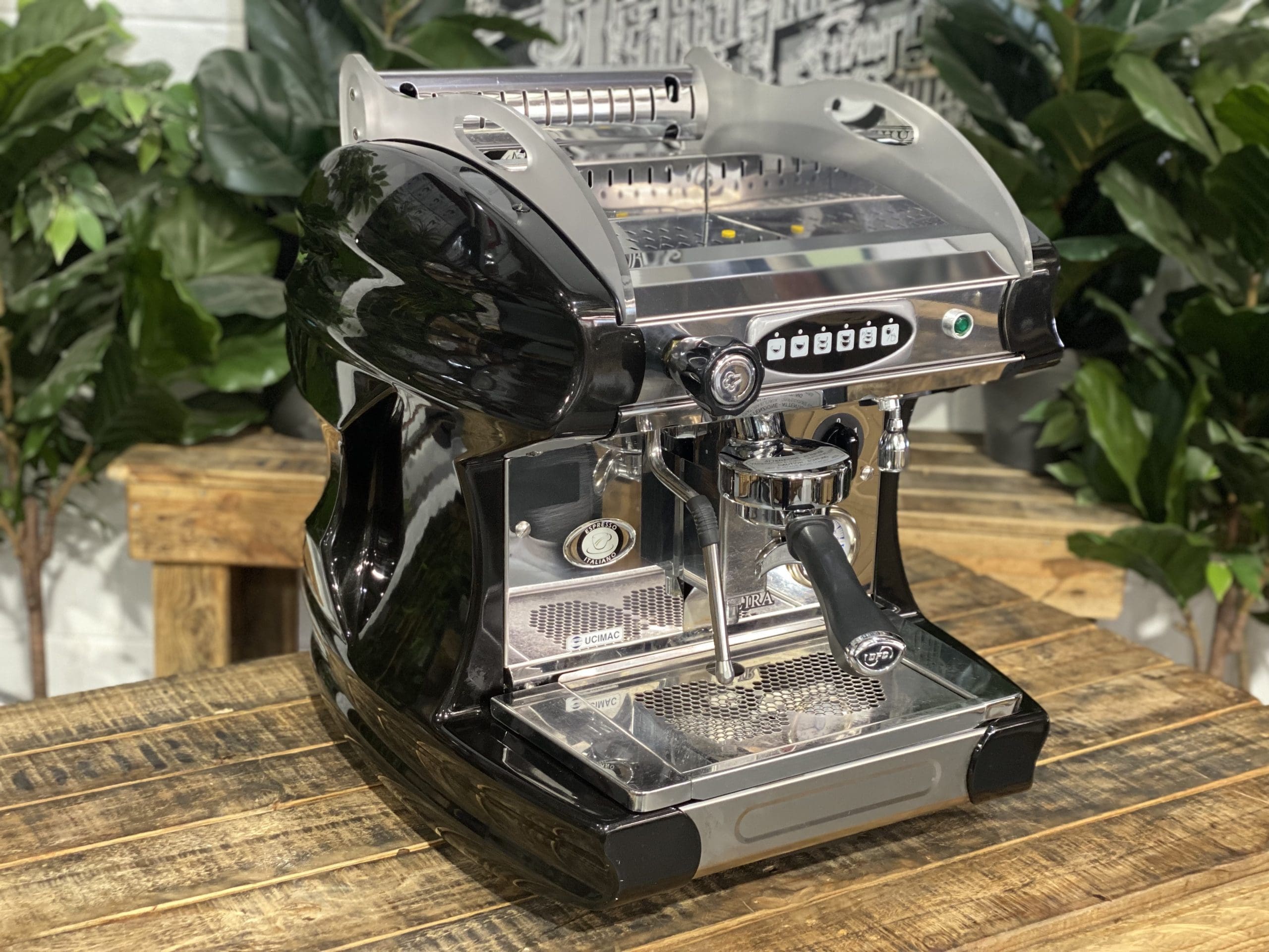 BFC Lira 1 Group Black Espresso Coffee Machine - Used