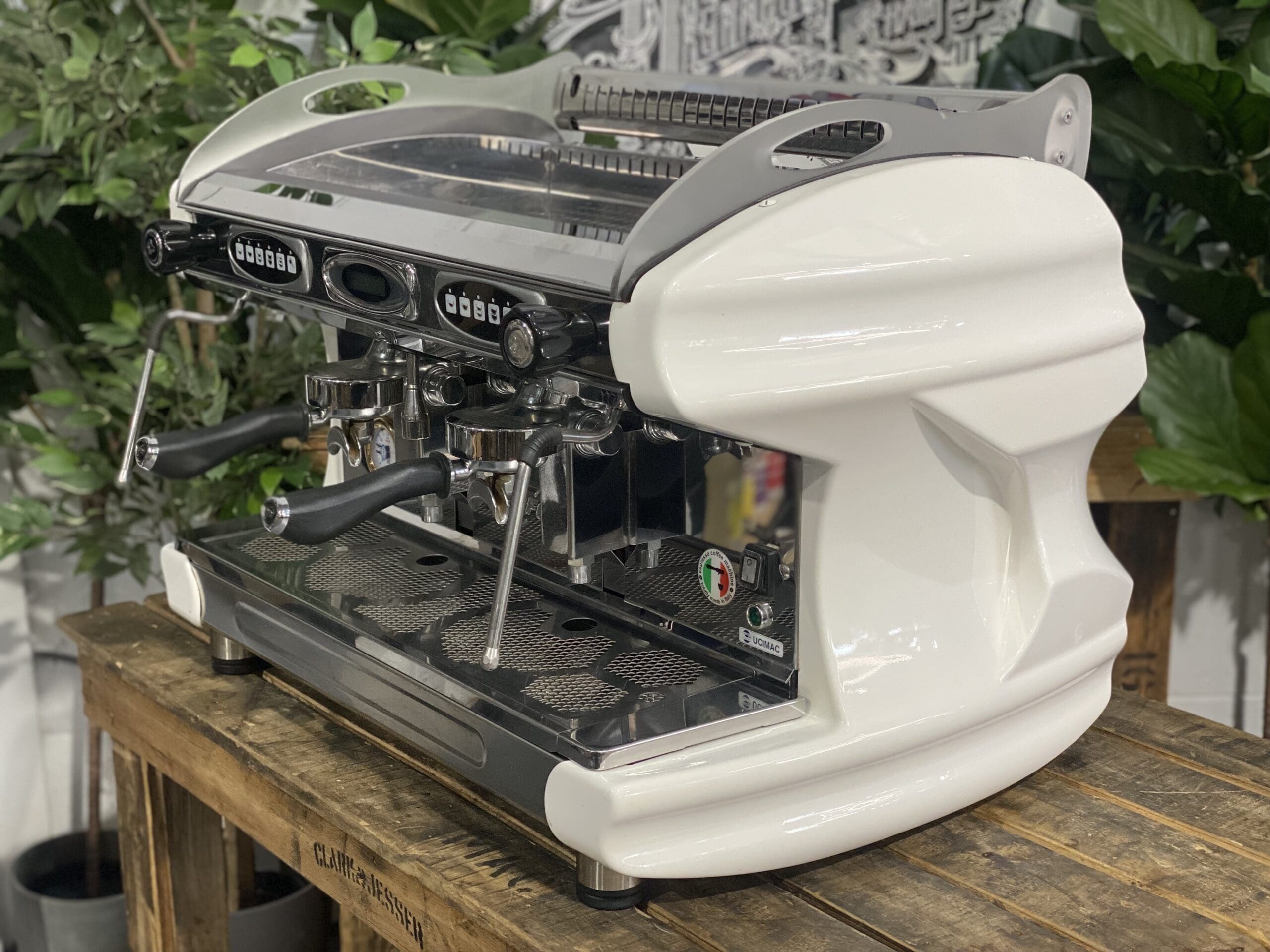 BFC Lira 2 Group White Espresso Coffee Machine - Used