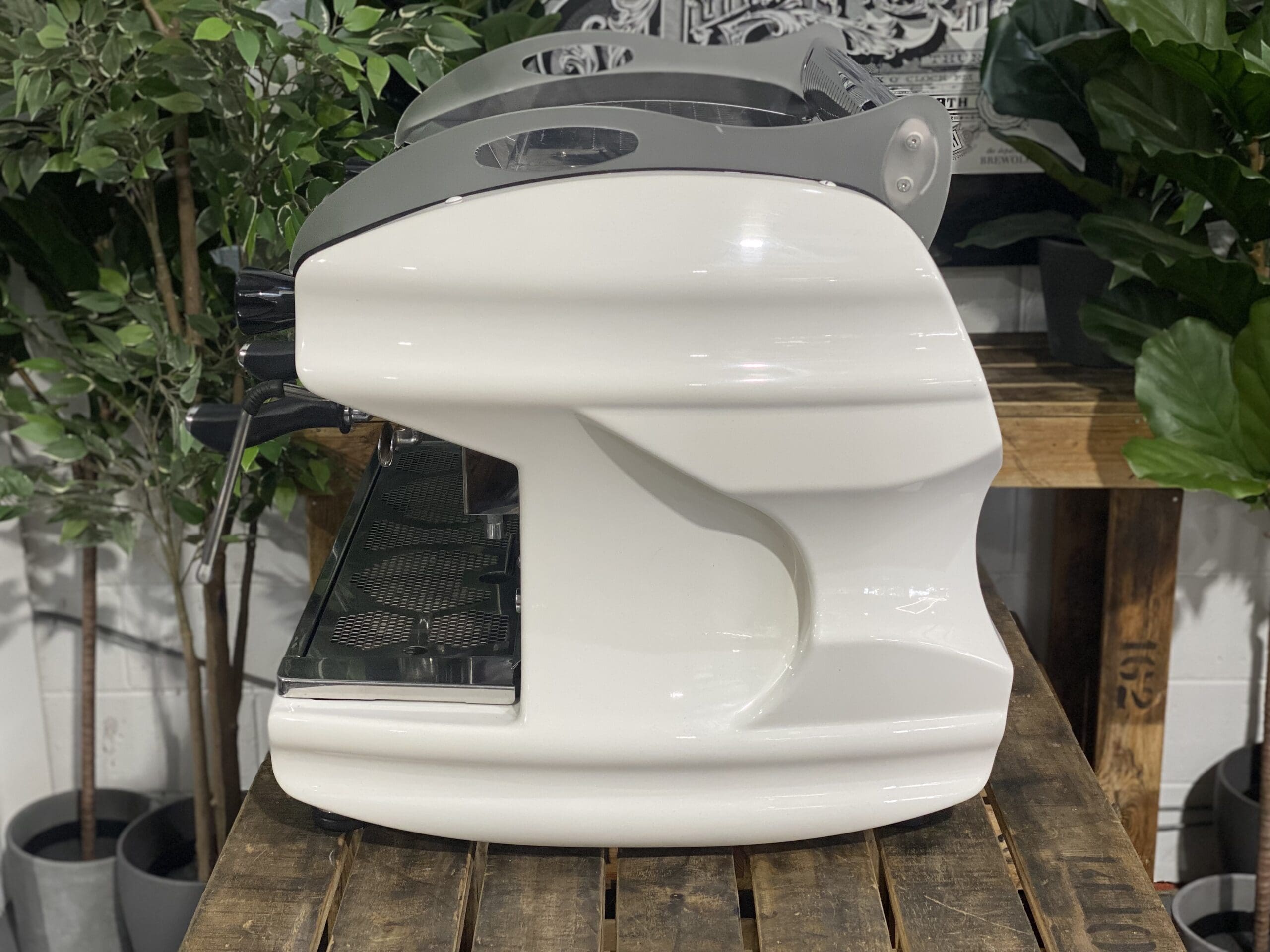 BFC Lira 2 Group White Espresso Coffee Machine - Used