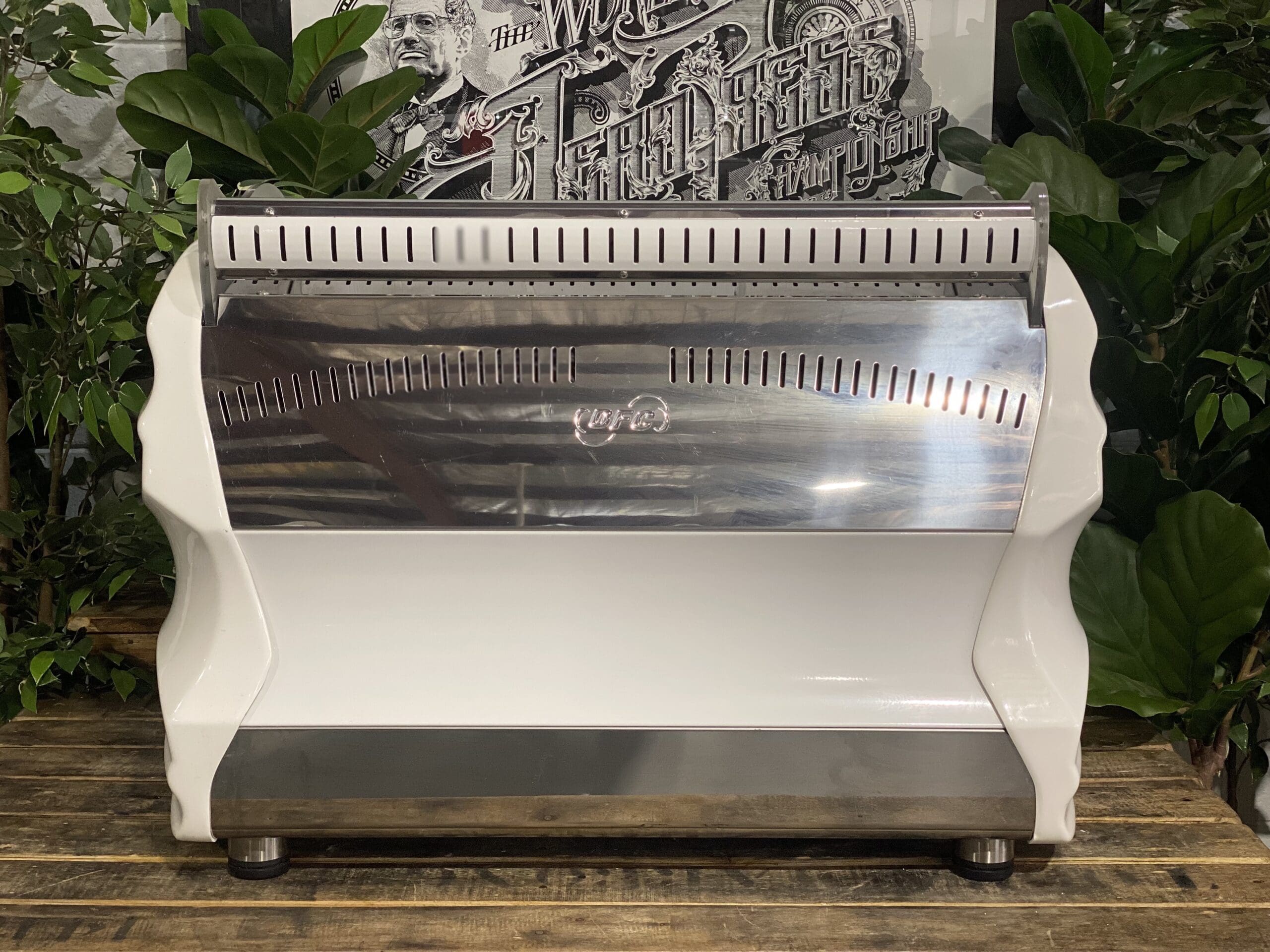 BFC Lira 2 Group White Espresso Coffee Machine - Used