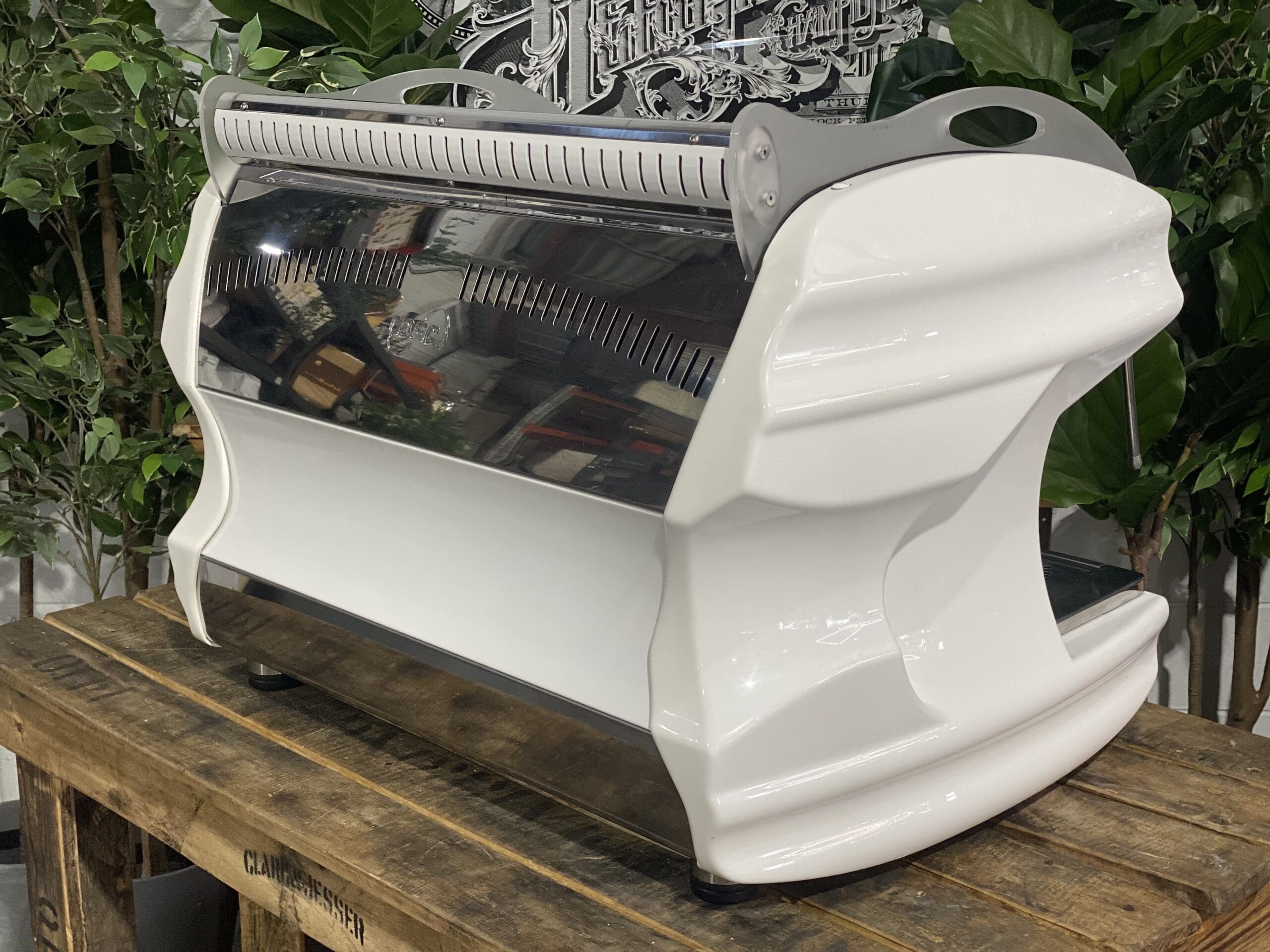 BFC Lira 2 Group White Espresso Coffee Machine - Used