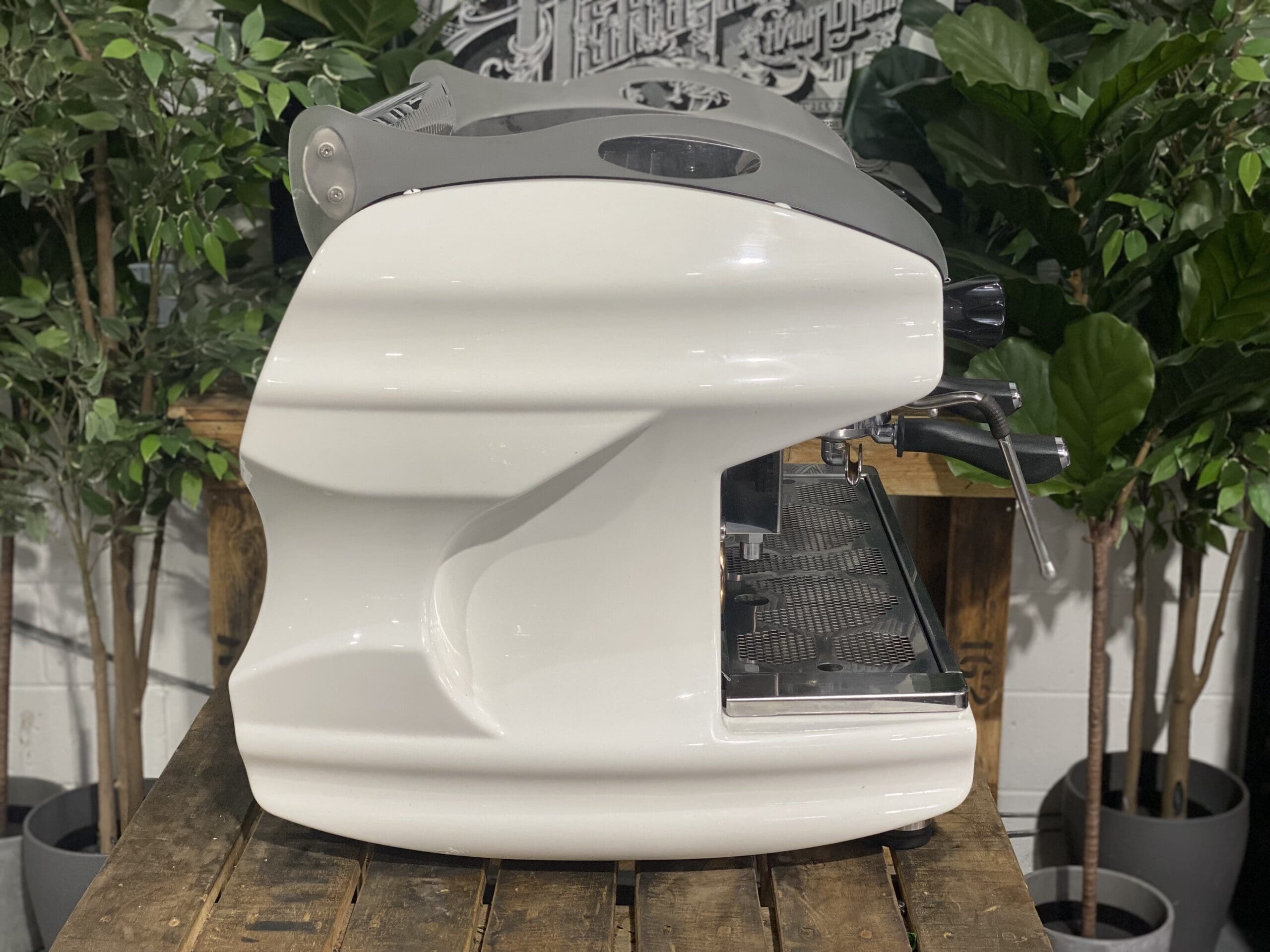 BFC Lira 2 Group White Espresso Coffee Machine - Used