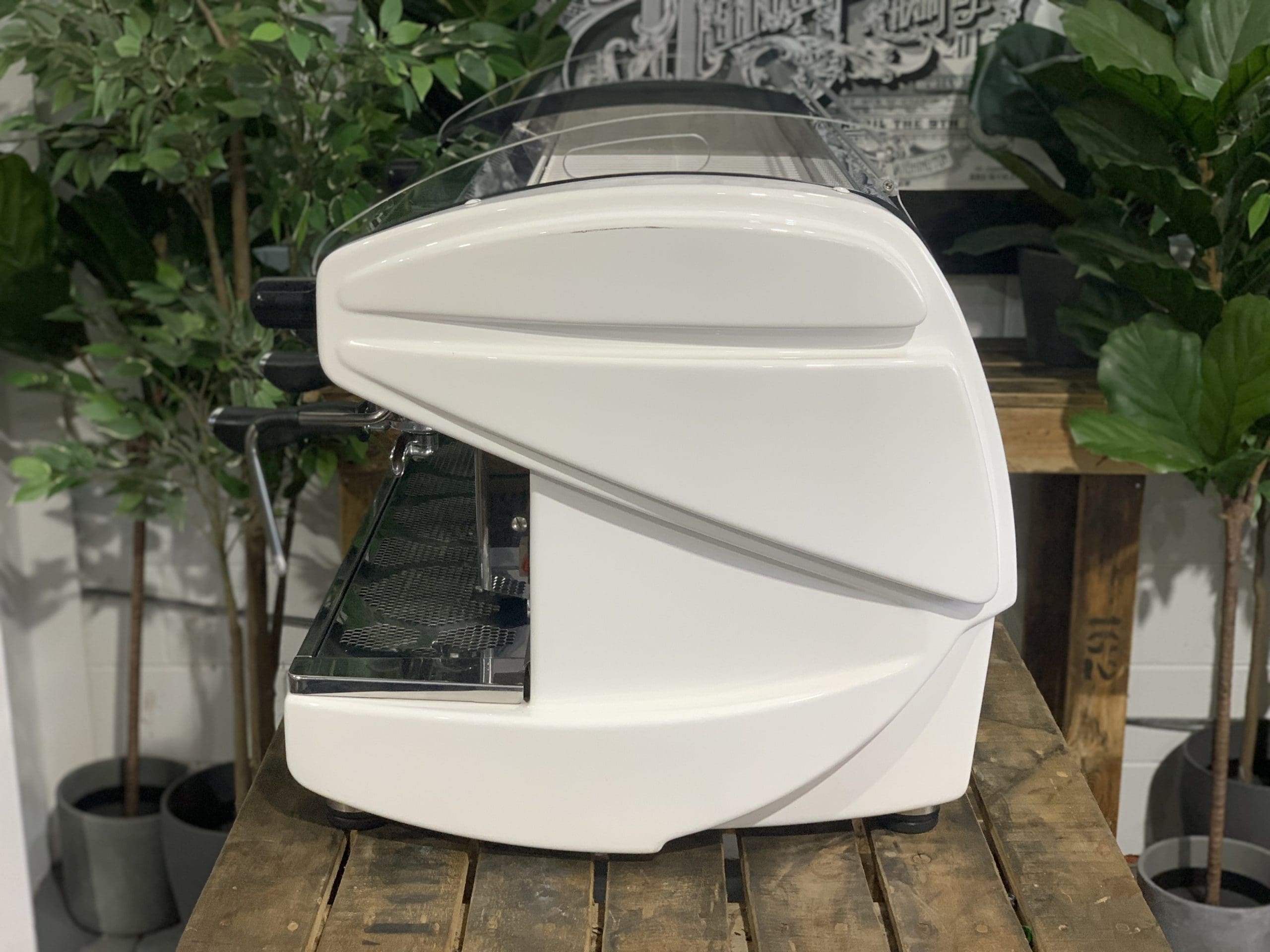 BFC Lira 3 Group White Espresso Coffee Machine - Used