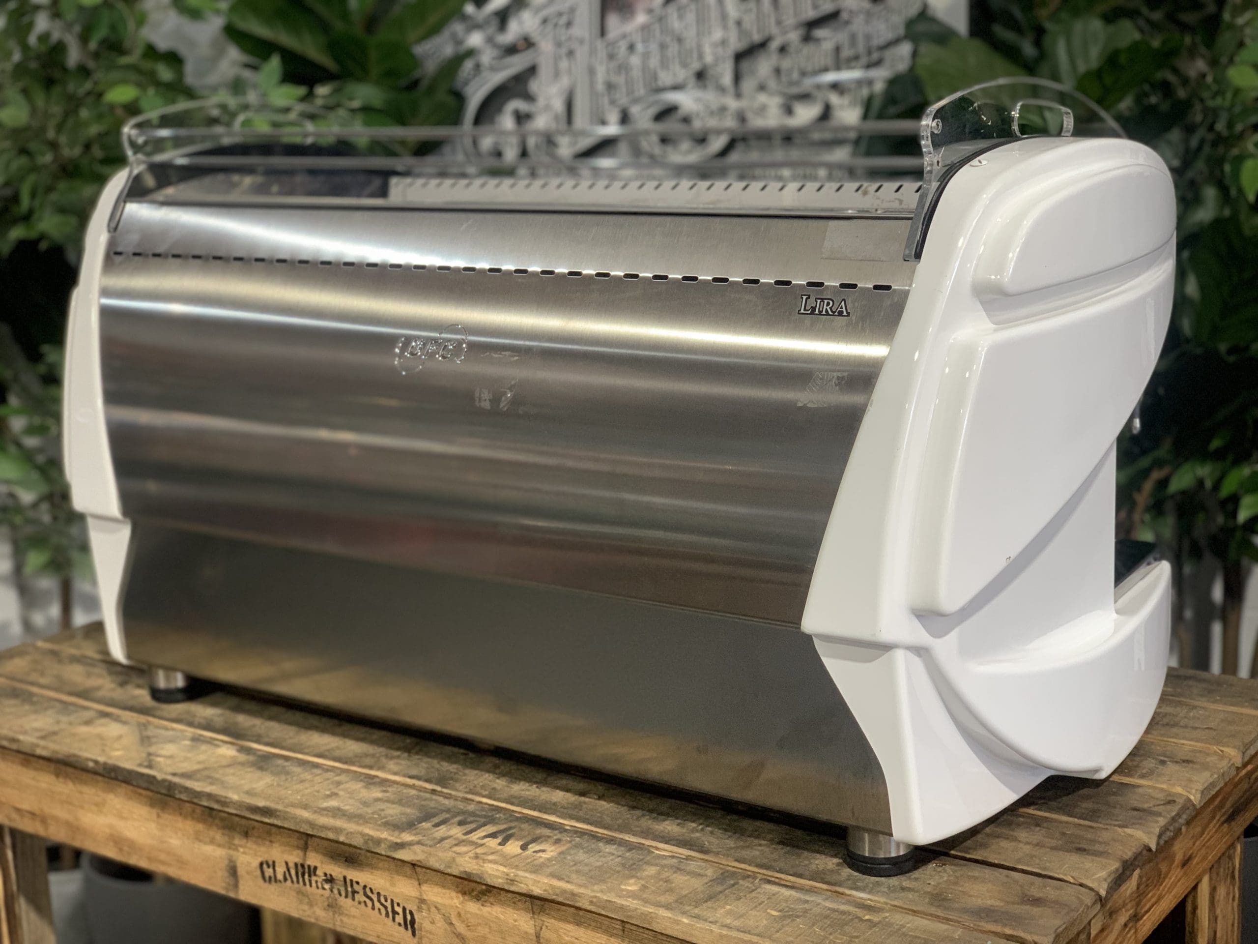 BFC Lira 3 Group White Espresso Coffee Machine - Used