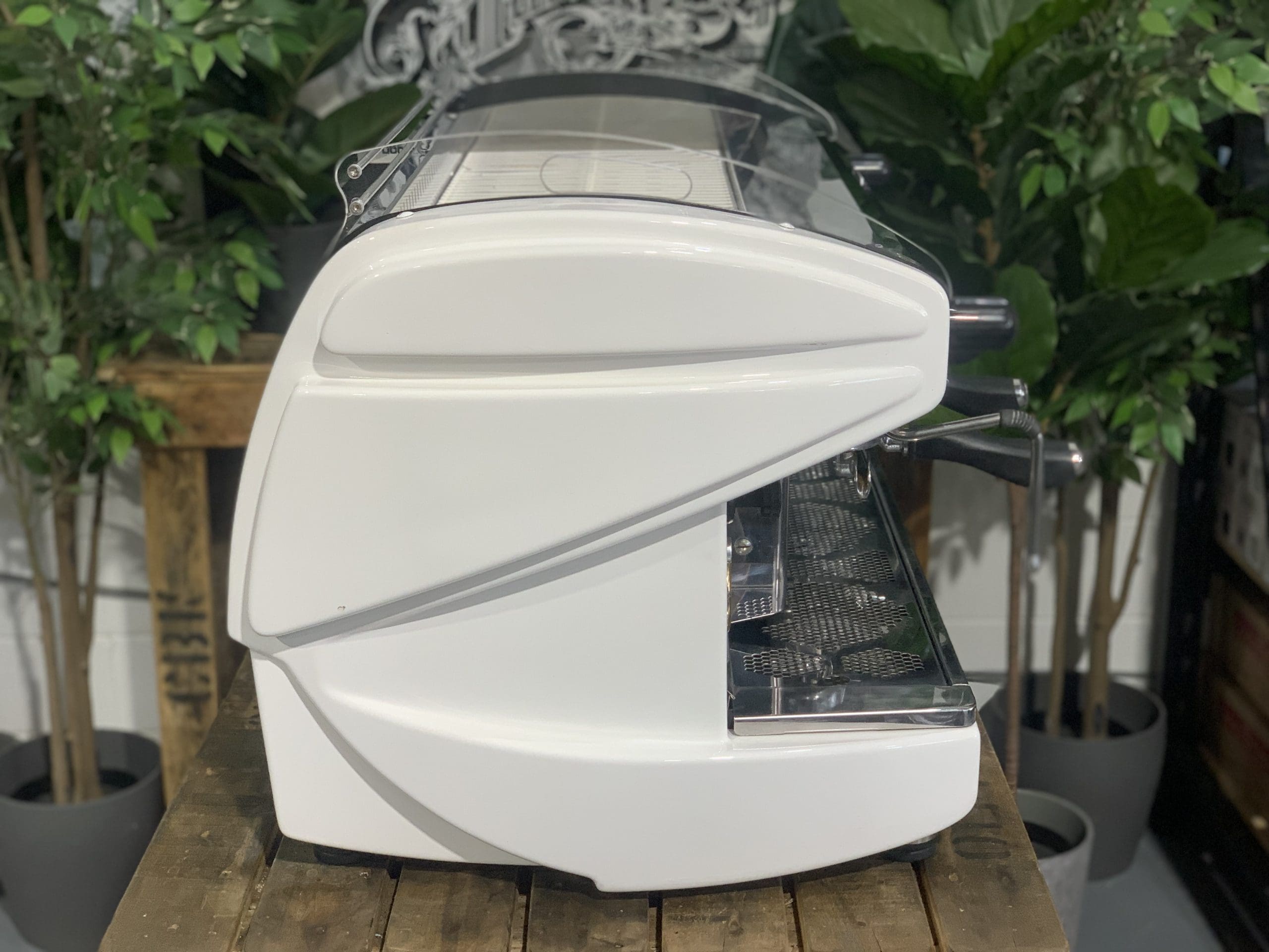 BFC Lira 3 Group White Espresso Coffee Machine - Used