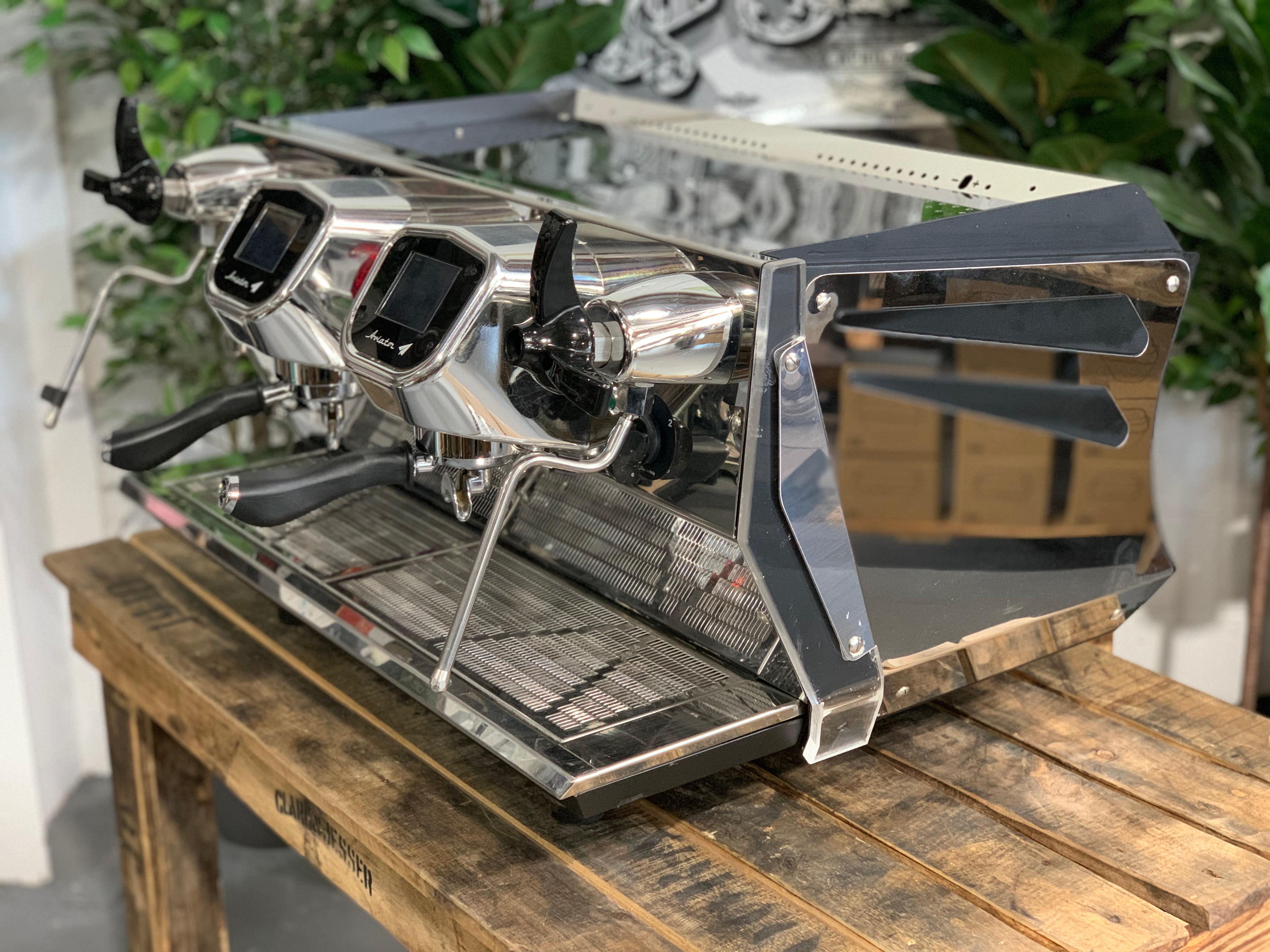 BFC Aviator 2 Group Stainless Steel Espresso Coffee Machine - Used
